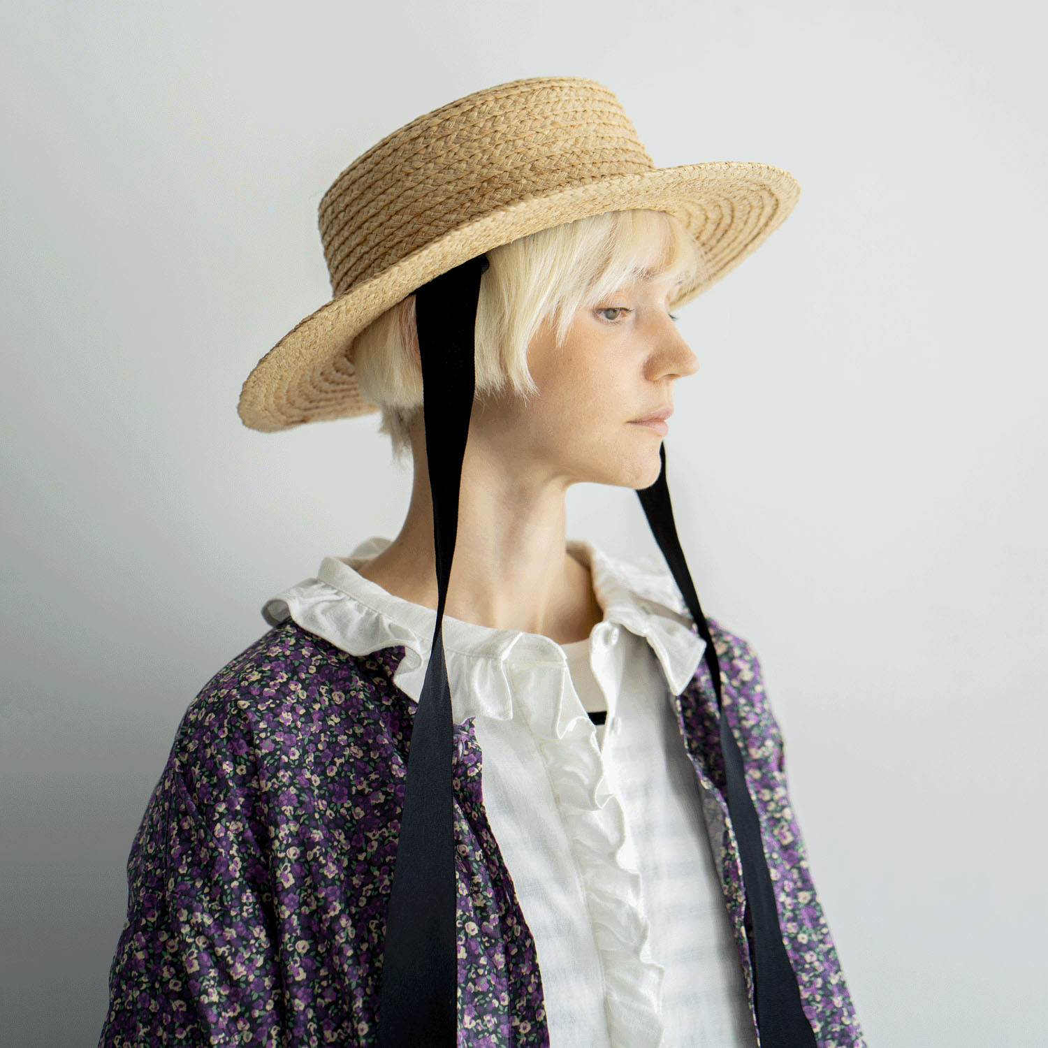 ista－ire ラフィア リボンハット - 画像3