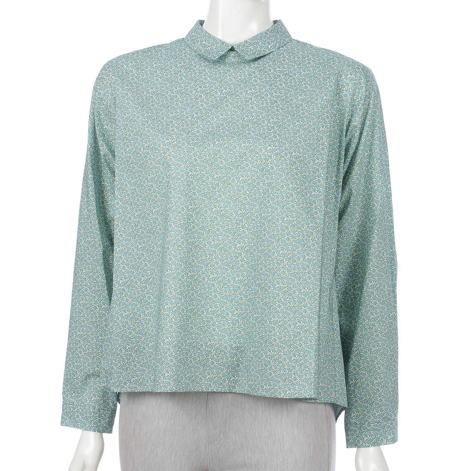 Parkes LIBERTYフレアプルオーバーブラウス - 画像7