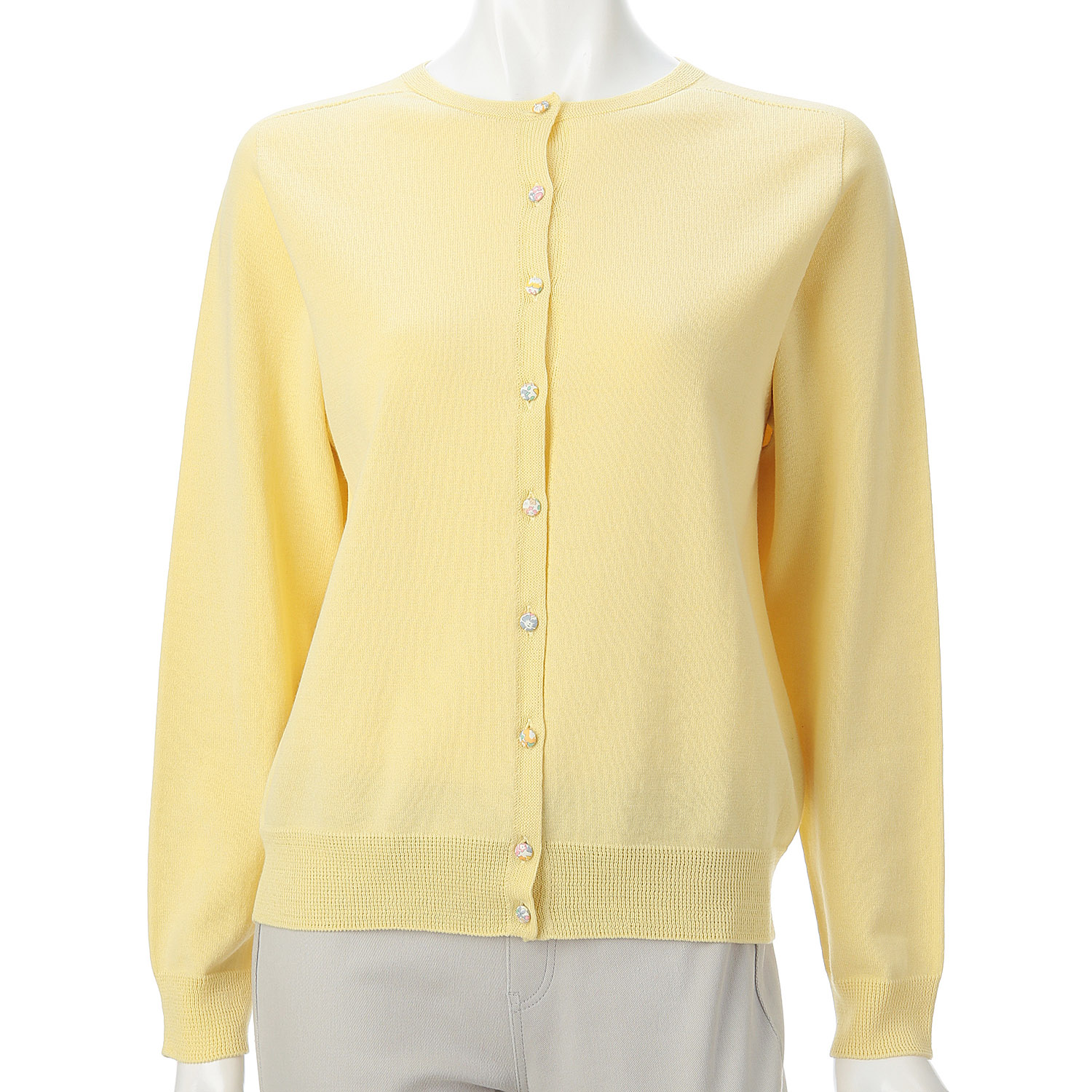 J．Sloane リバティくるみ釦カーディガン - 画像8