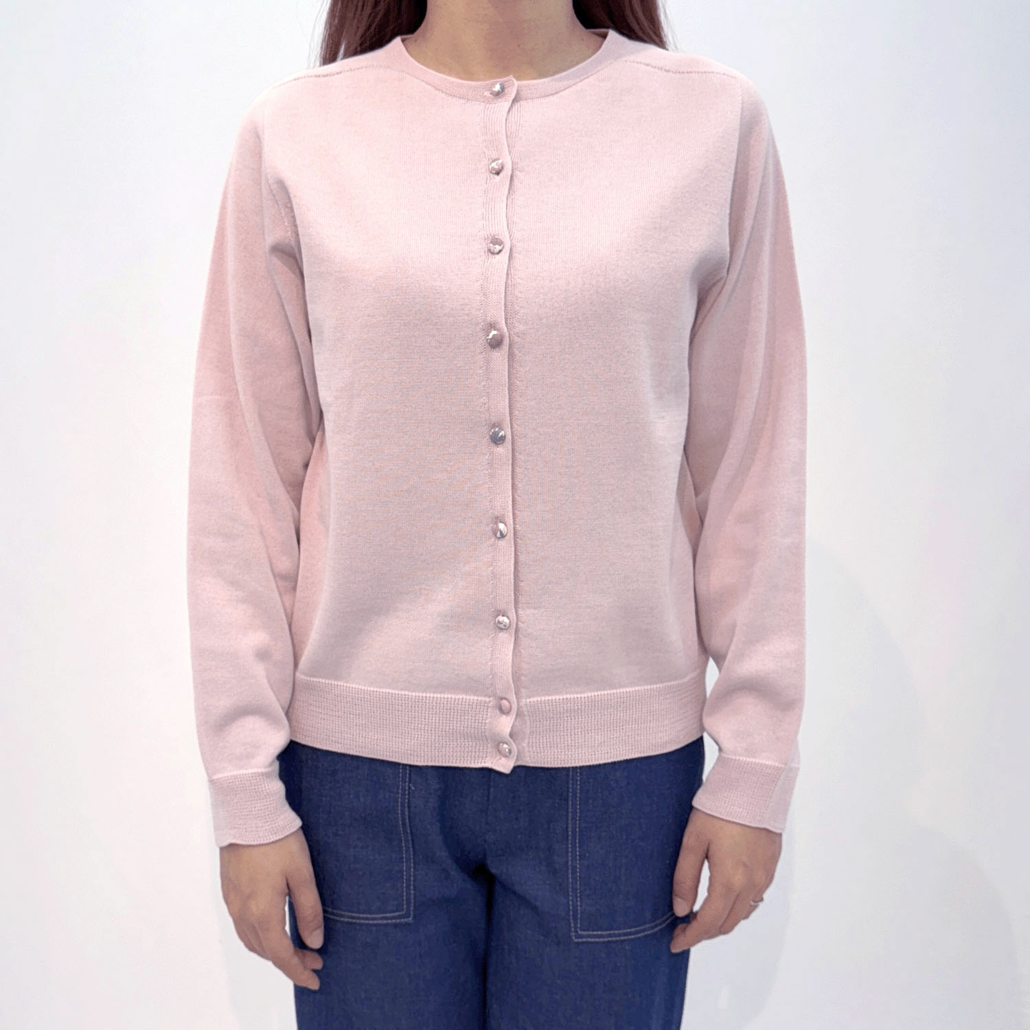 J．Sloane リバティくるみ釦カーディガン - 画像1