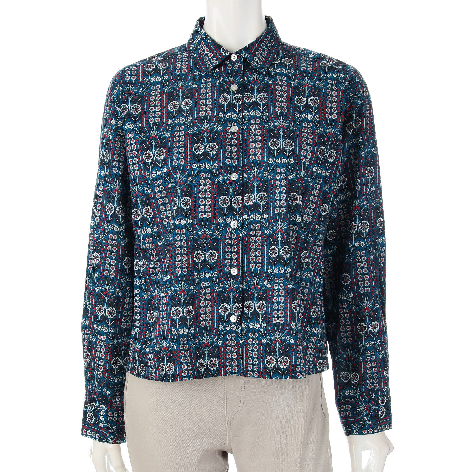 Parkes LIBERTYドロップボックスシャツ - 画像5