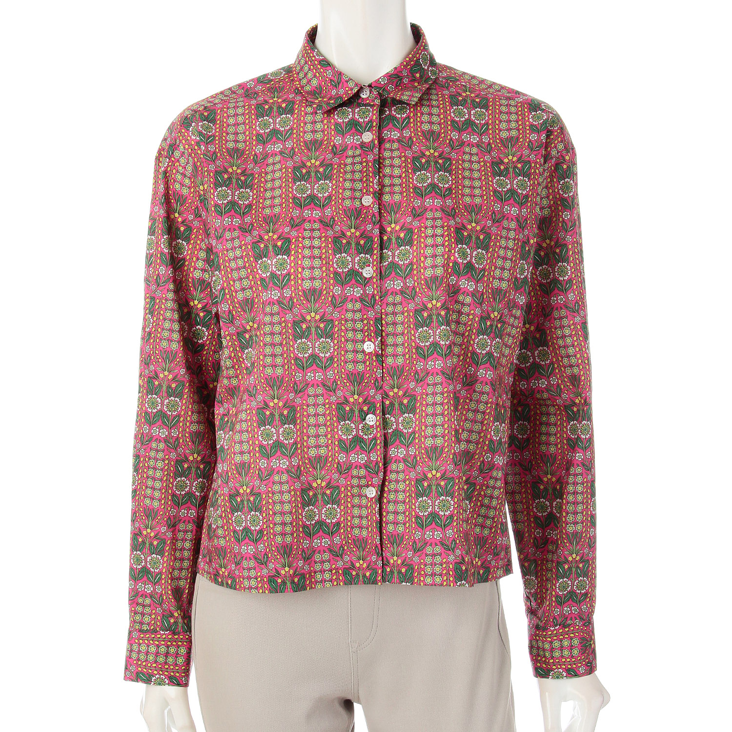 Parkes LIBERTYドロップボックスシャツ - 画像1