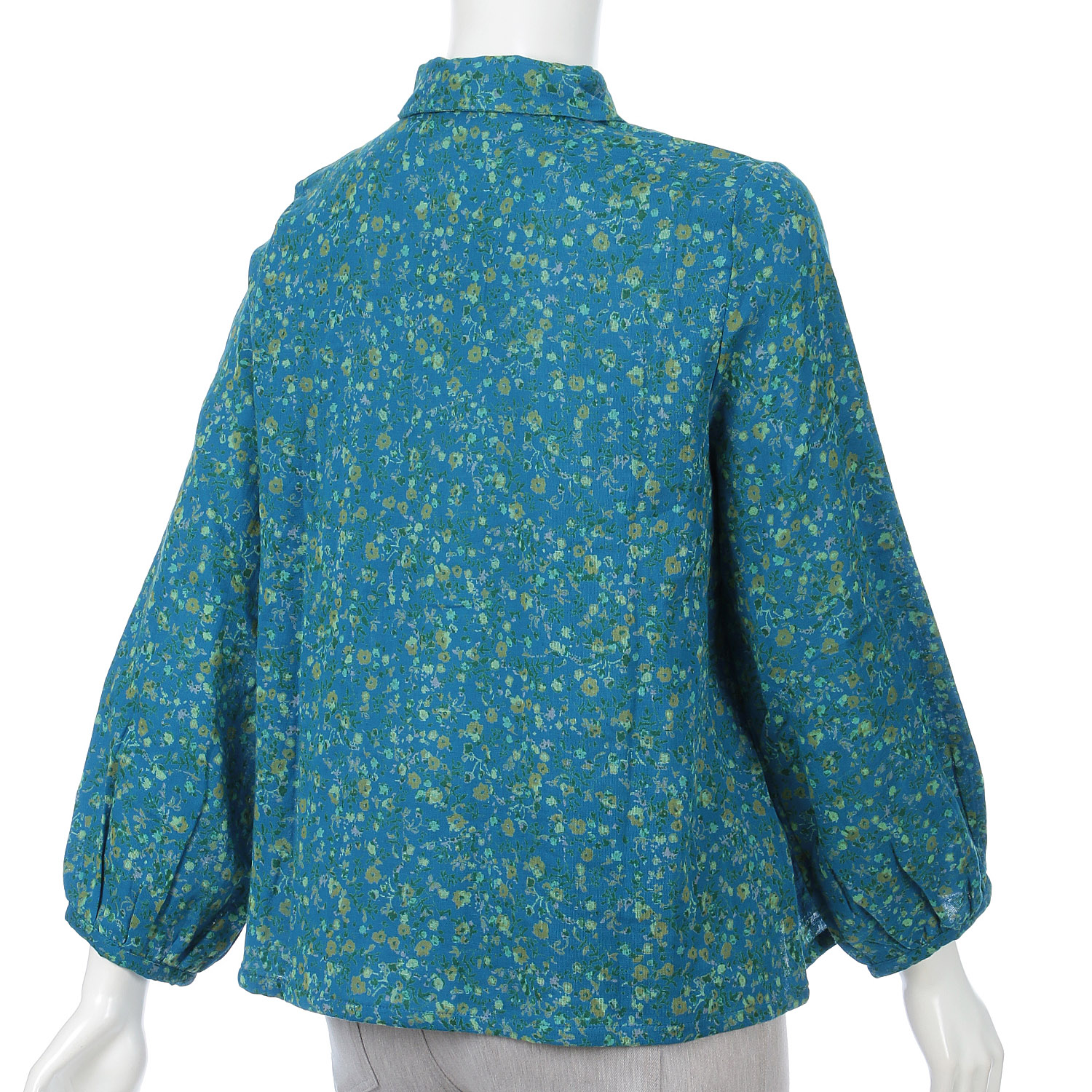 東京かんかん 小花柄コットンダブルガーゼブラウス - 画像8