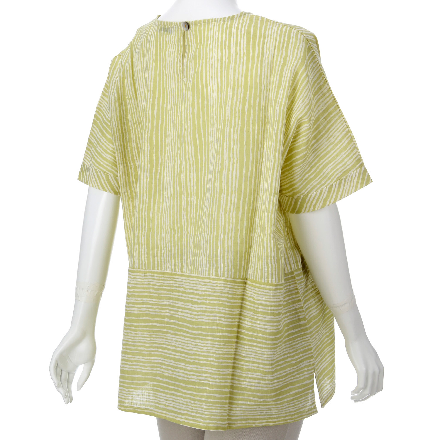 東京かんかん artipur ゆれるストライププリントコットンチュニック - 画像6