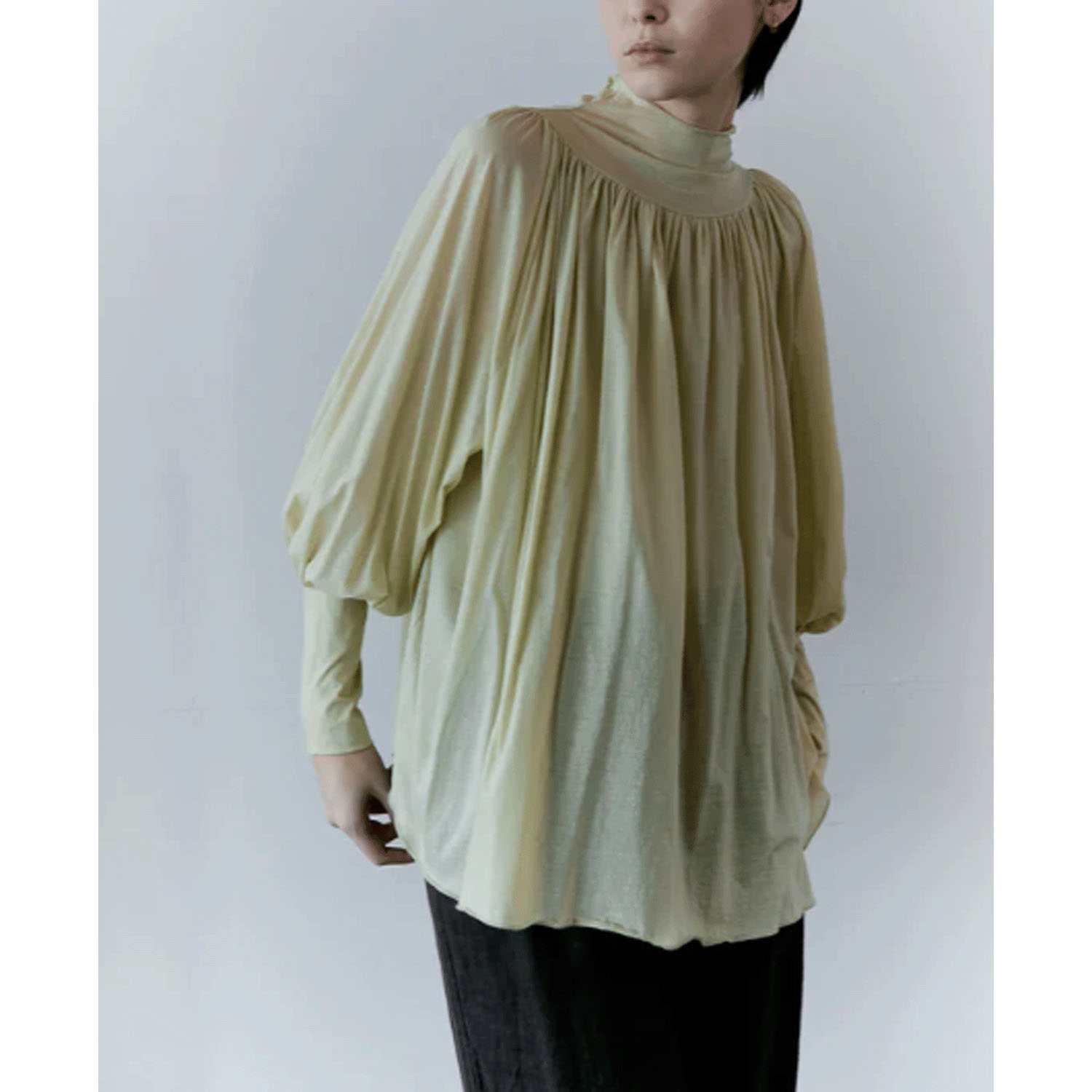 doux bleu タートルギャザーブラウス - 画像15