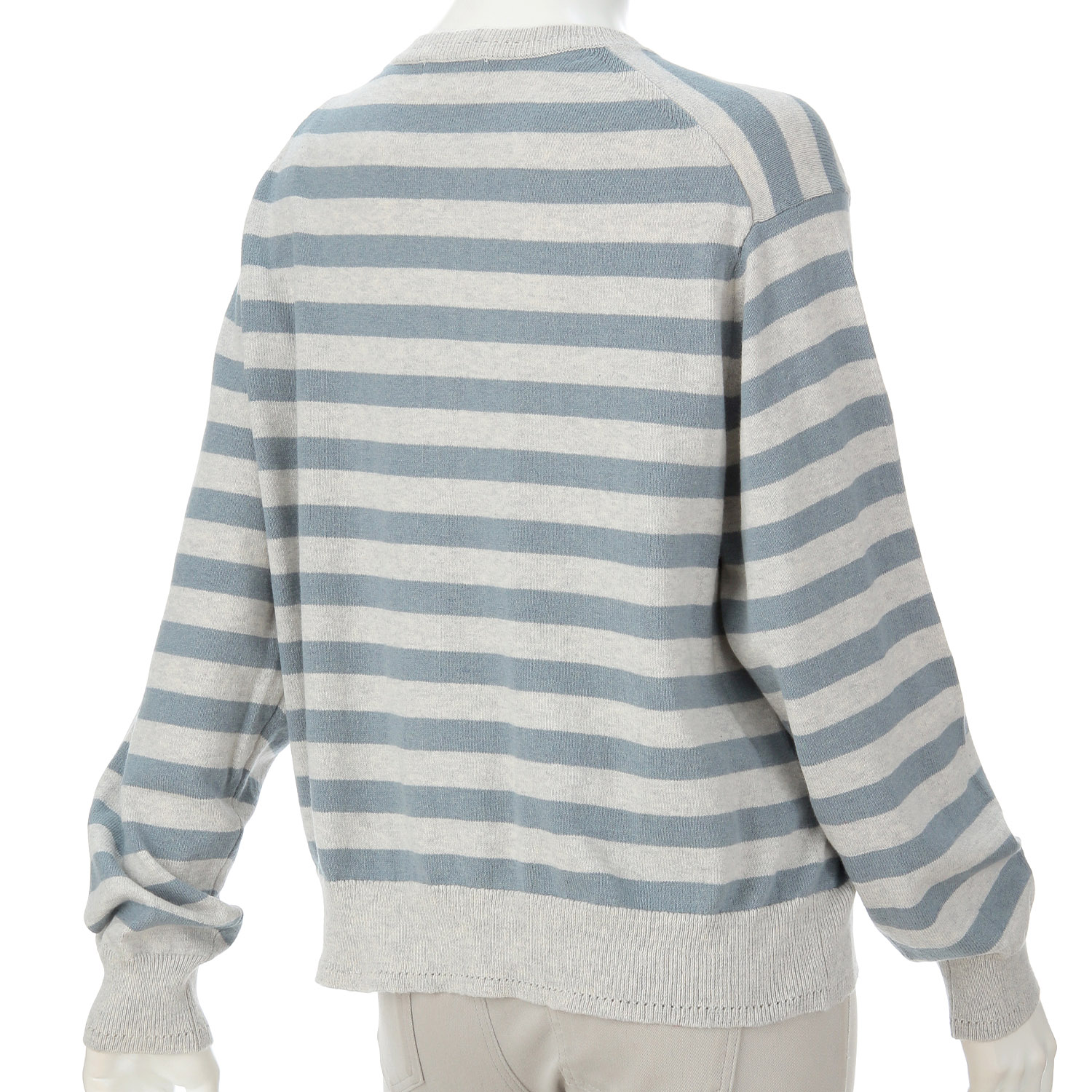 YARRA コットンカシミヤクルーカーディガン - 画像5