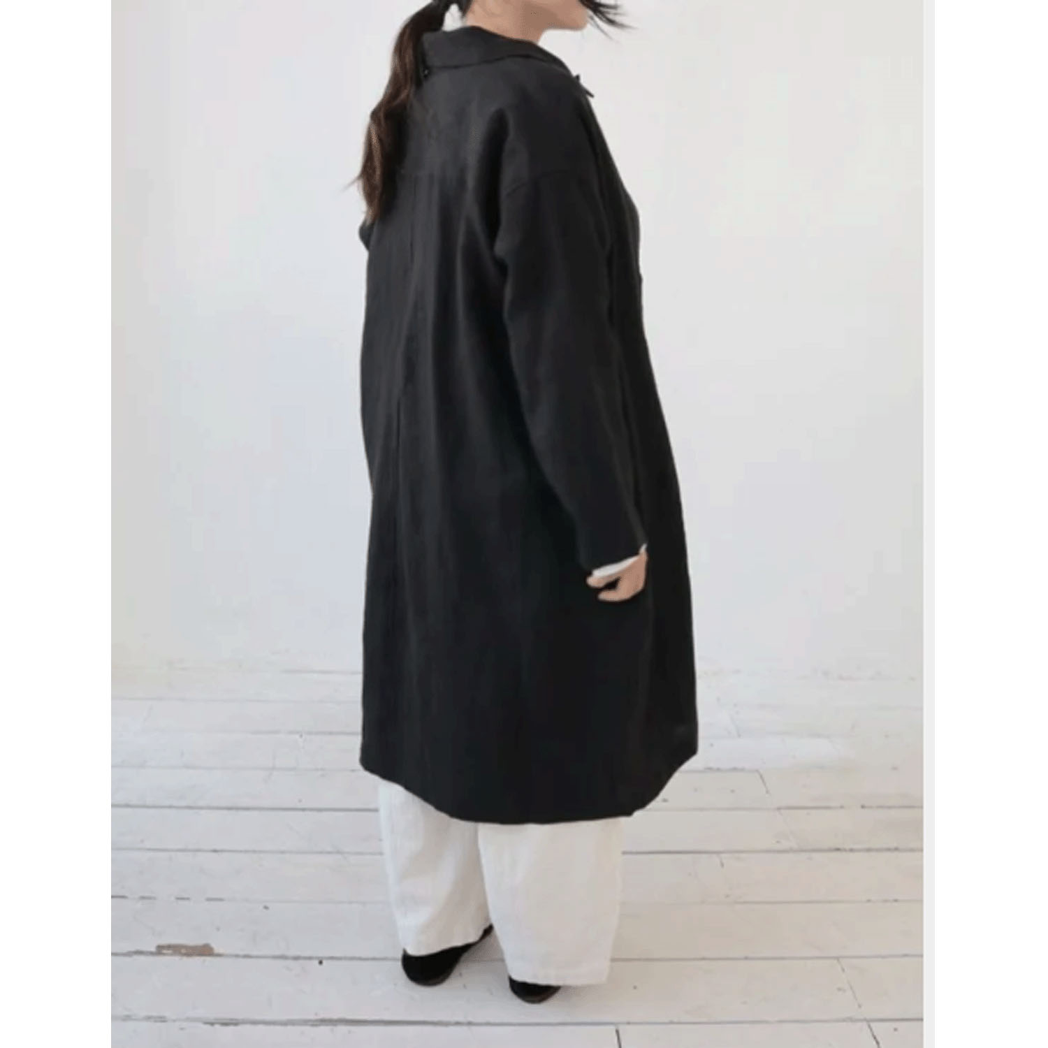 YARRA ナチュラルリネンコート - 画像6