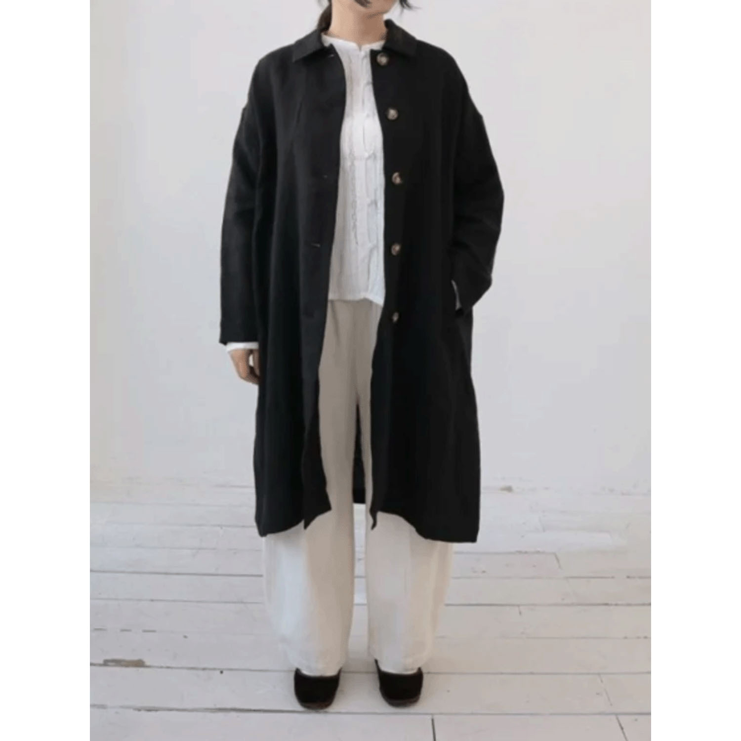 YARRA ナチュラルリネンコート - 画像1
