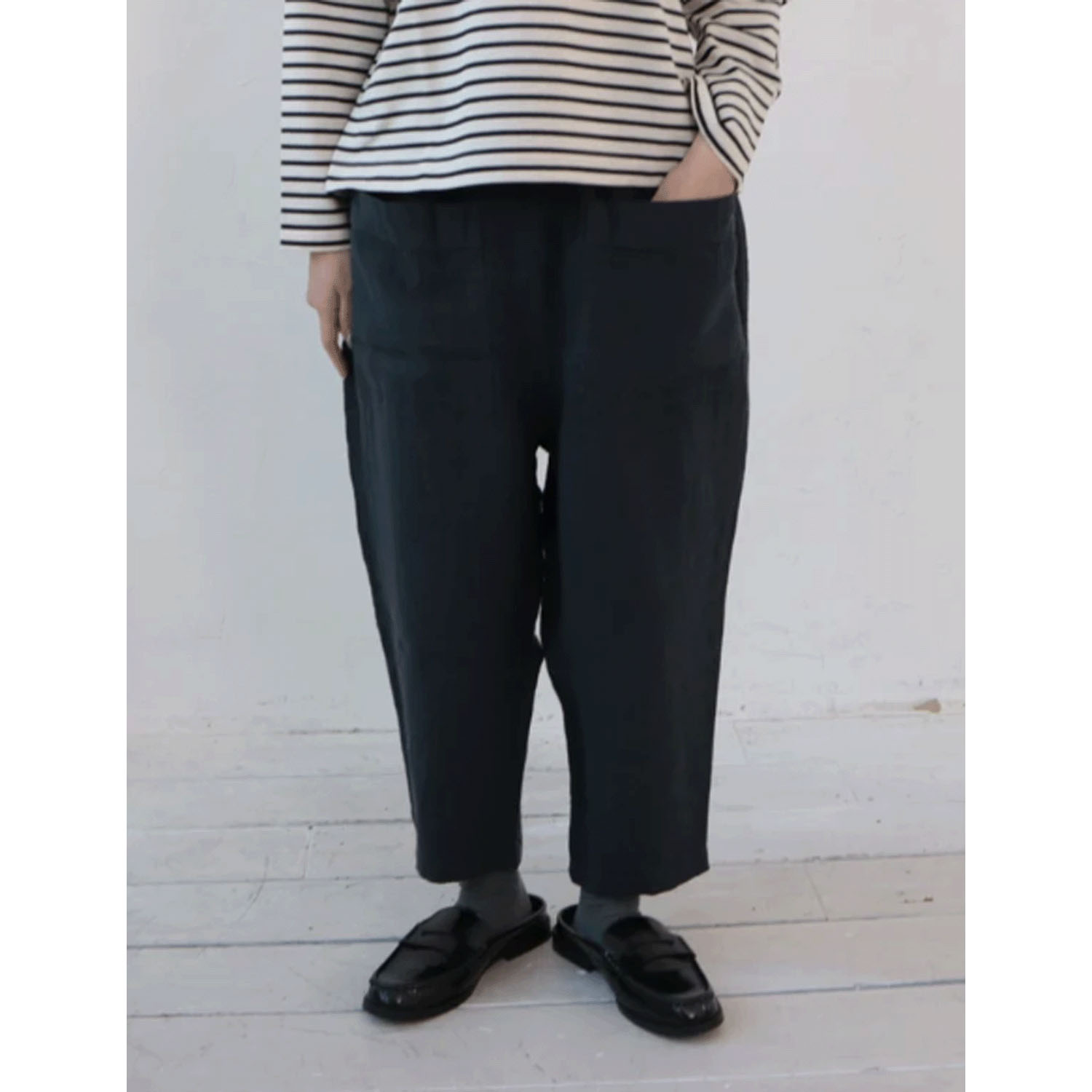 YARRA フロントポケット8分丈パンツ - 画像9