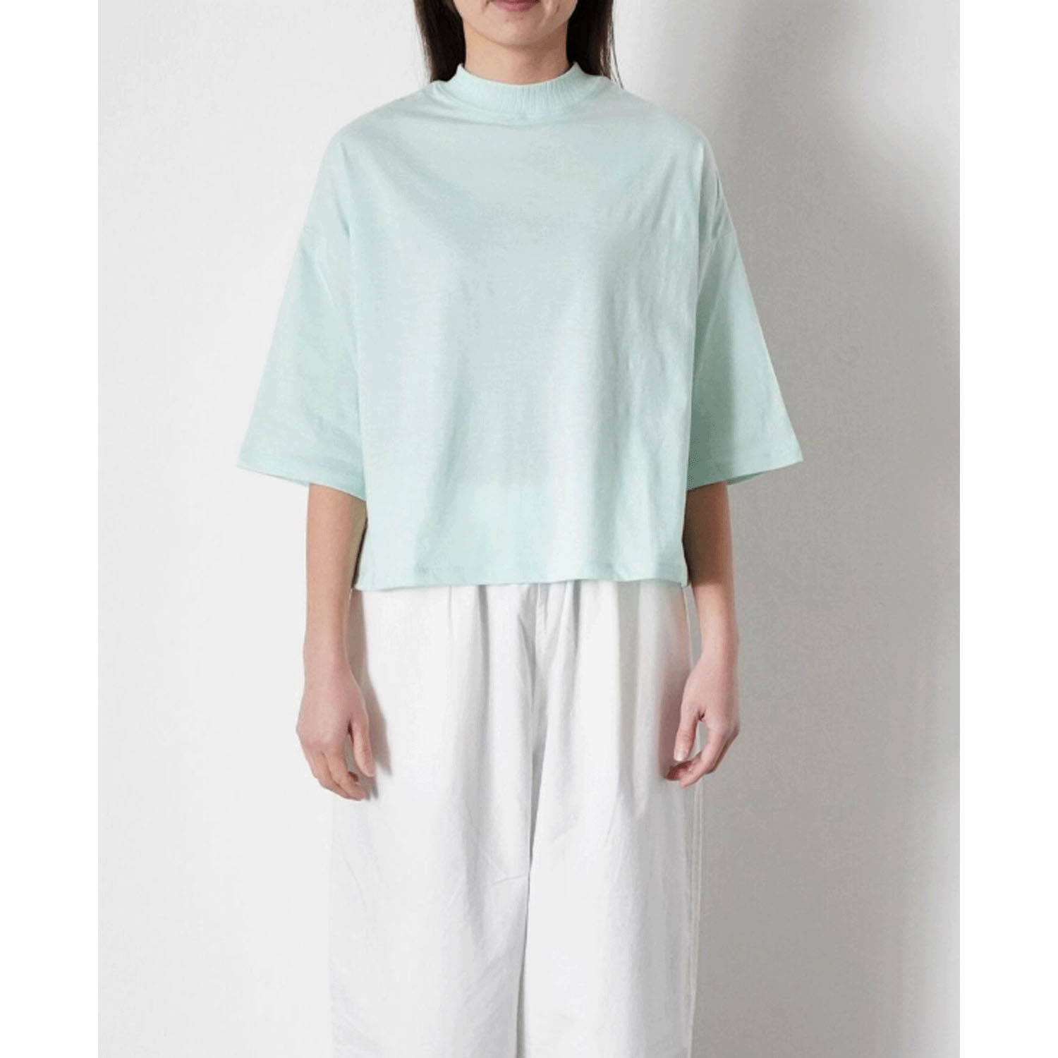 ciroc 七分袖ネックリブシャツ - 画像10