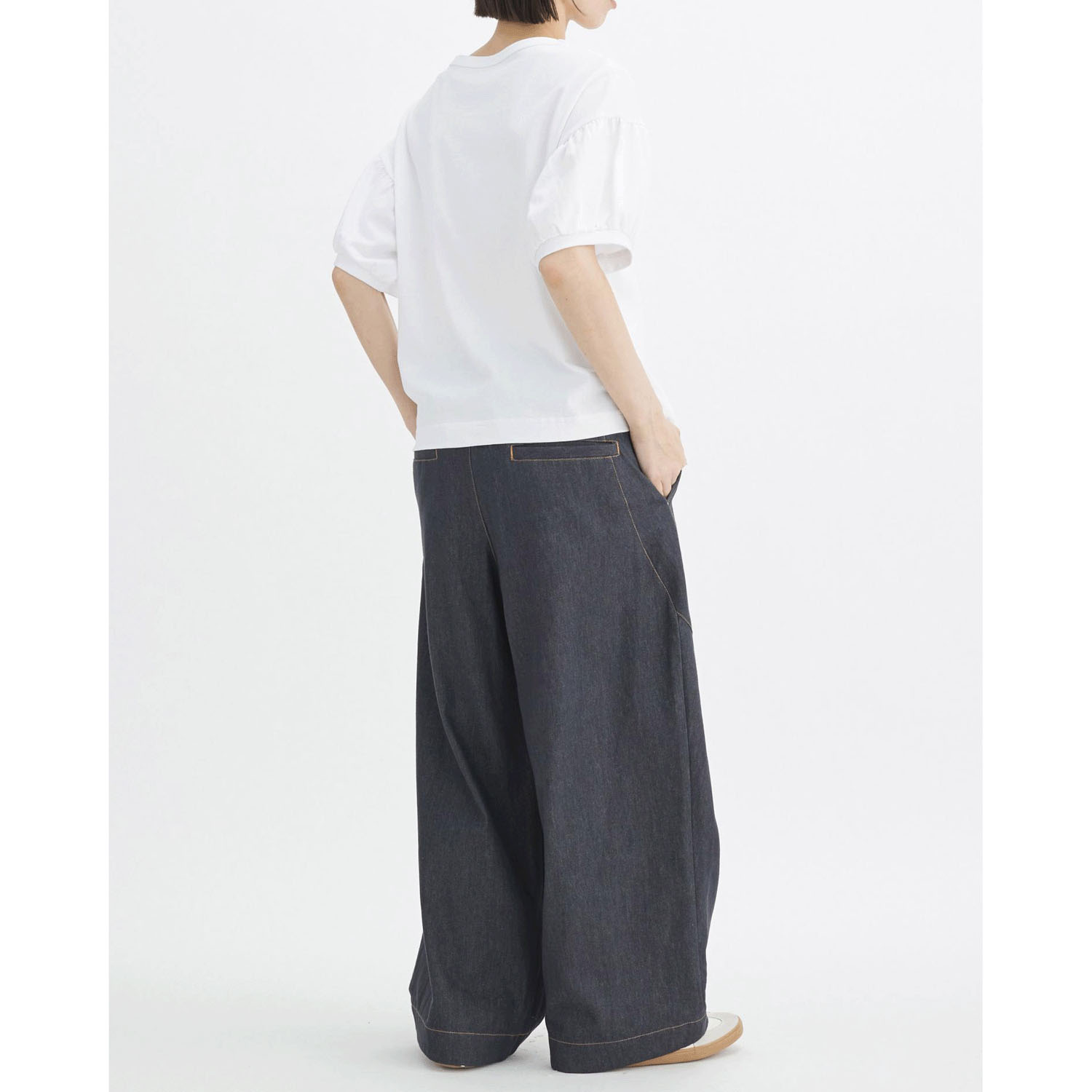 ATELIER EQUAL style コットン天竺ボリュームスリーブプルオーバー - 画像6