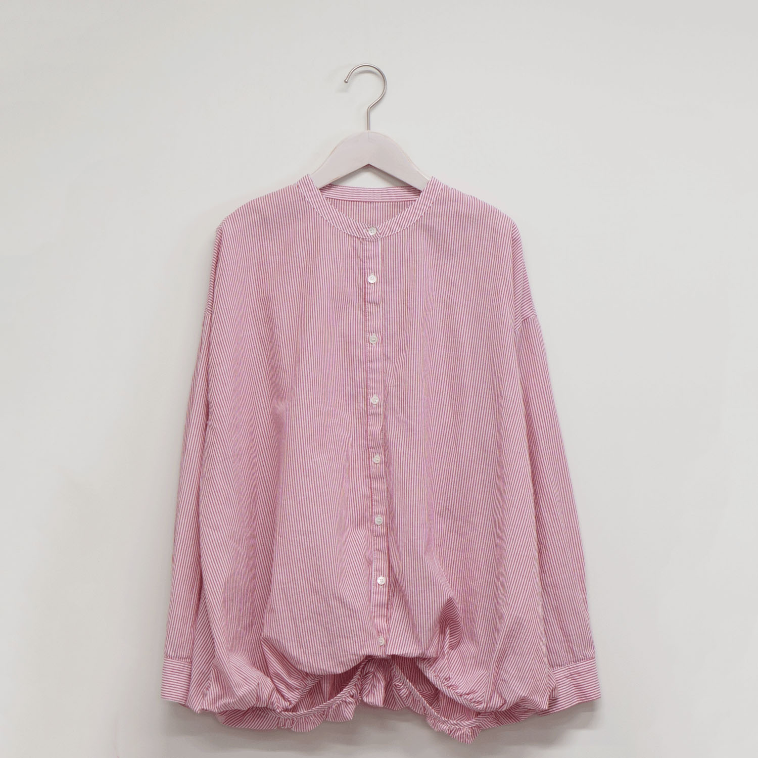 ista－ire シアーストライプ裾バルーンブラウス - 画像6