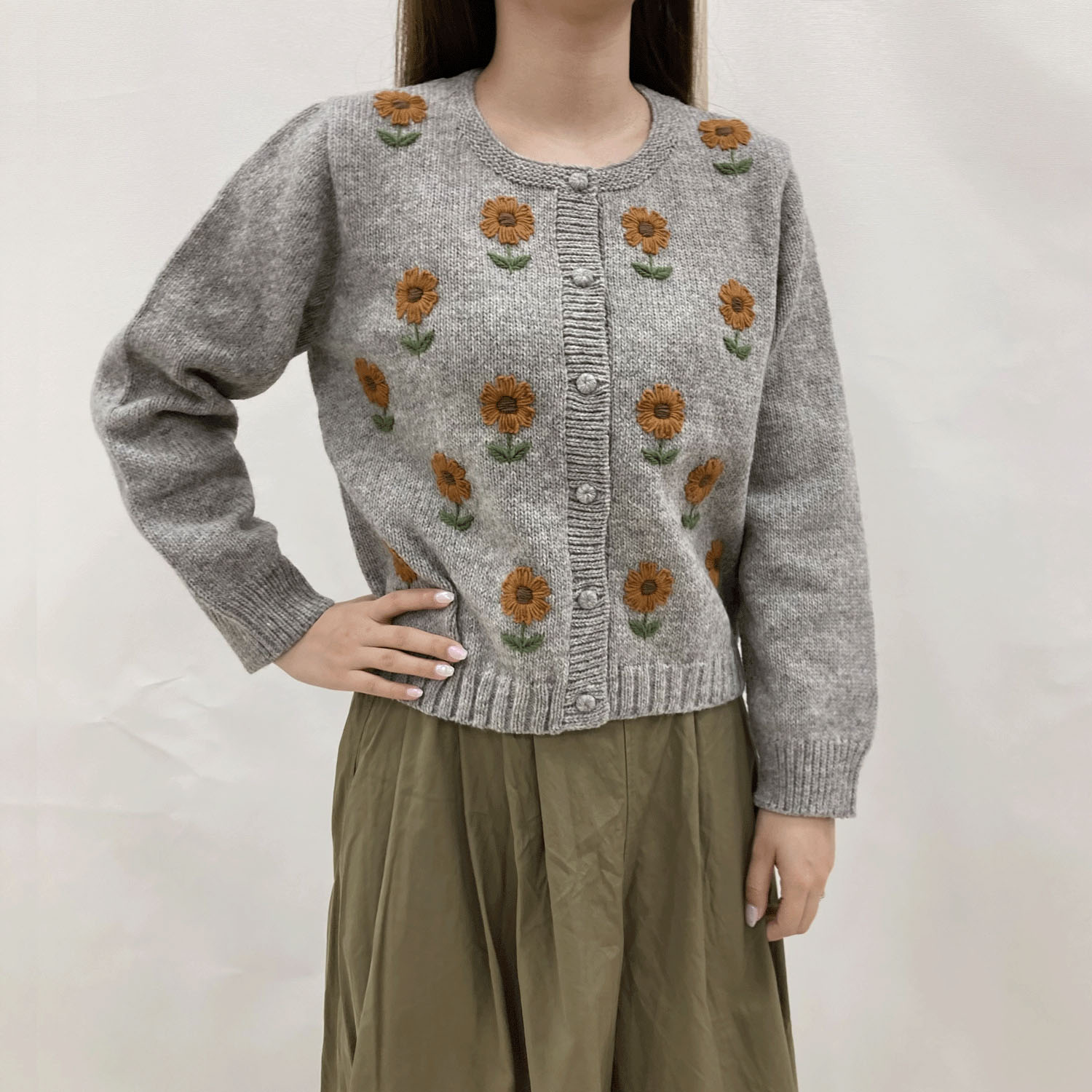 ESTELLE 花柄カーディガン - 画像2