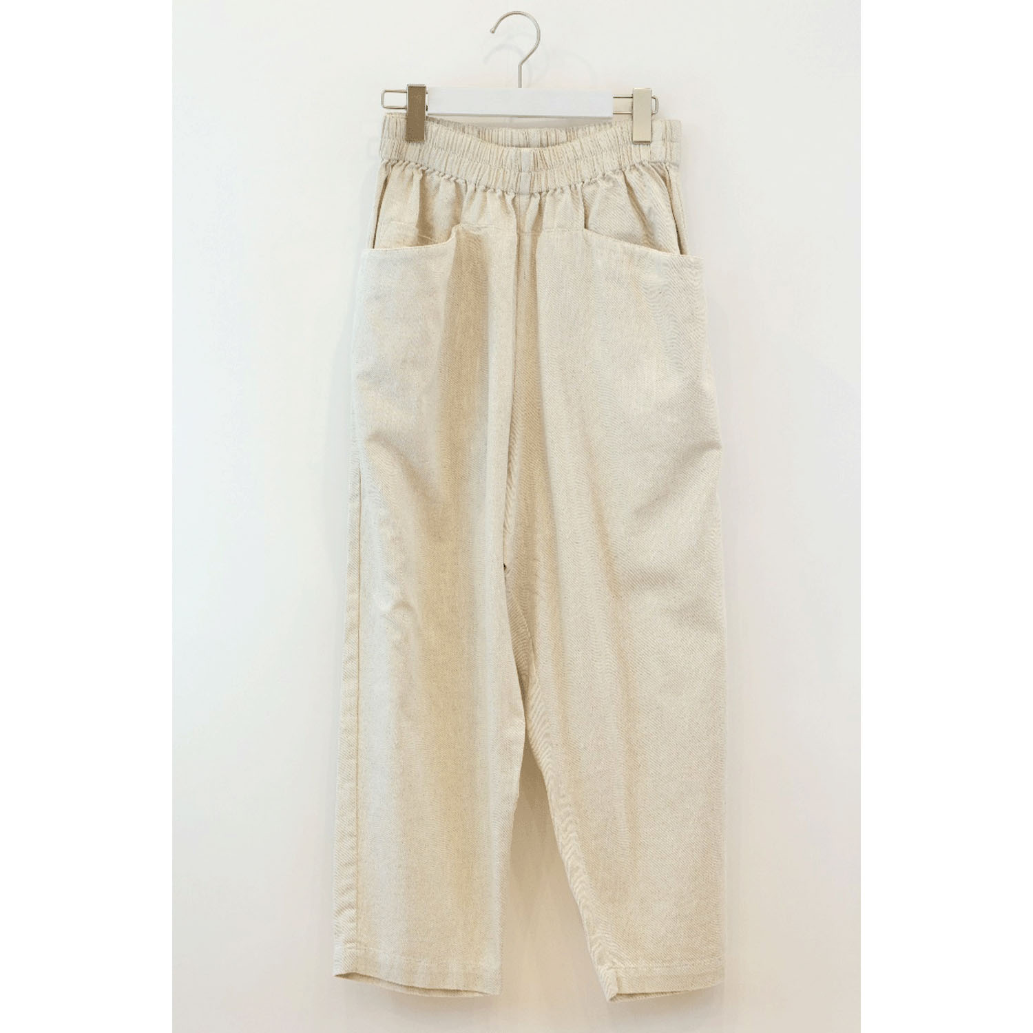 6．5綿麻甘撚りデニム ルーフポケットパンツ - 画像1