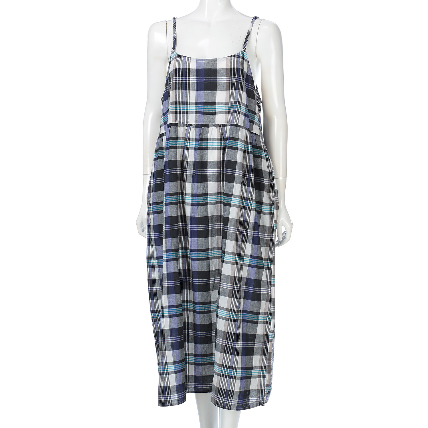 ista－ire マドラスチェック 2WAYキャミワンピース - 画像9