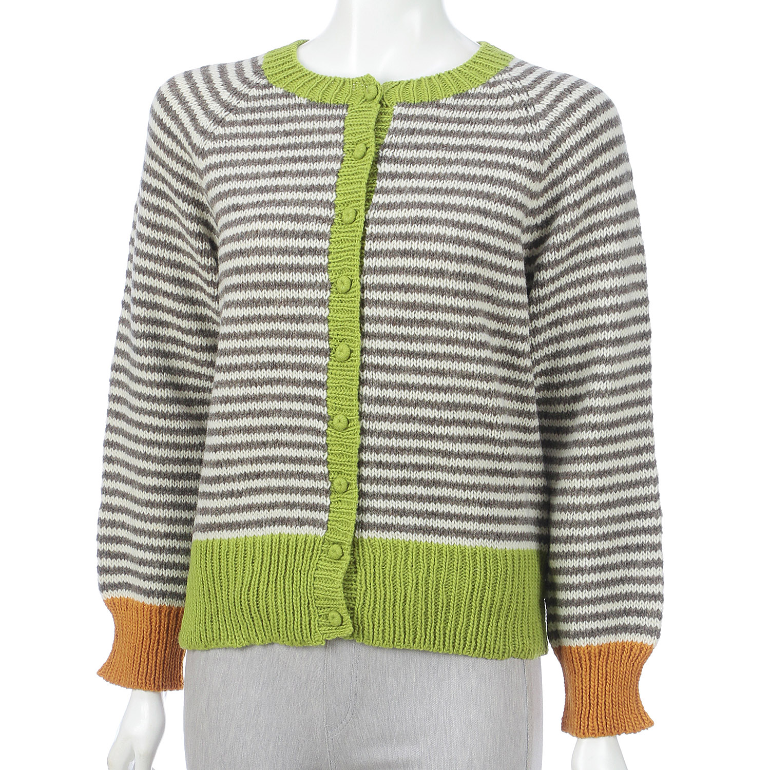 ESTELLE ボーダーカーディガン - 画像12