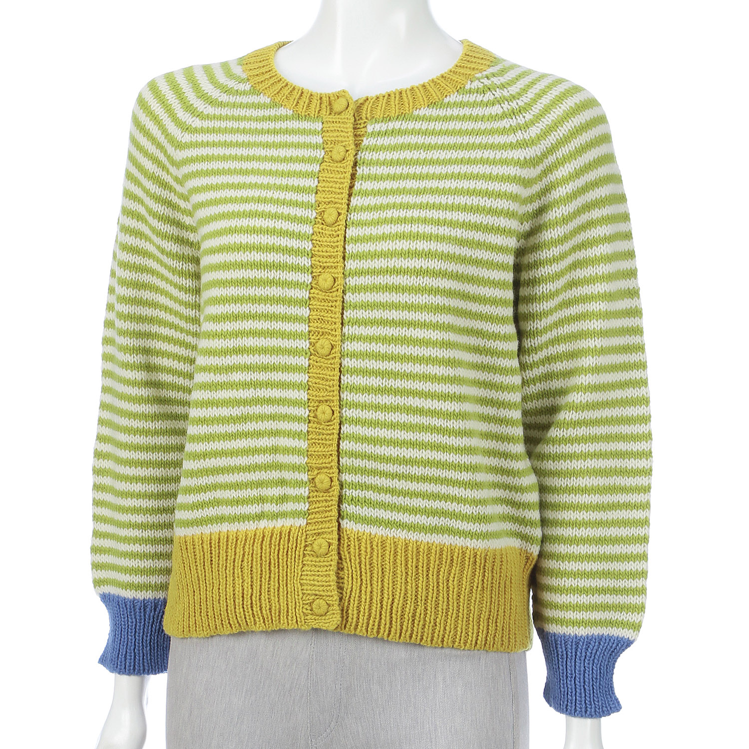 ESTELLE ボーダーカーディガン - 画像13