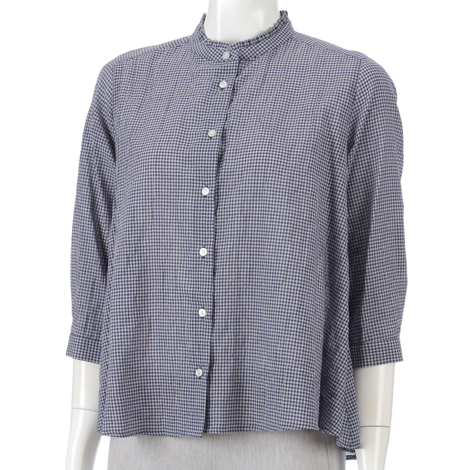 Parks スタンドフリルブラウス - 画像2