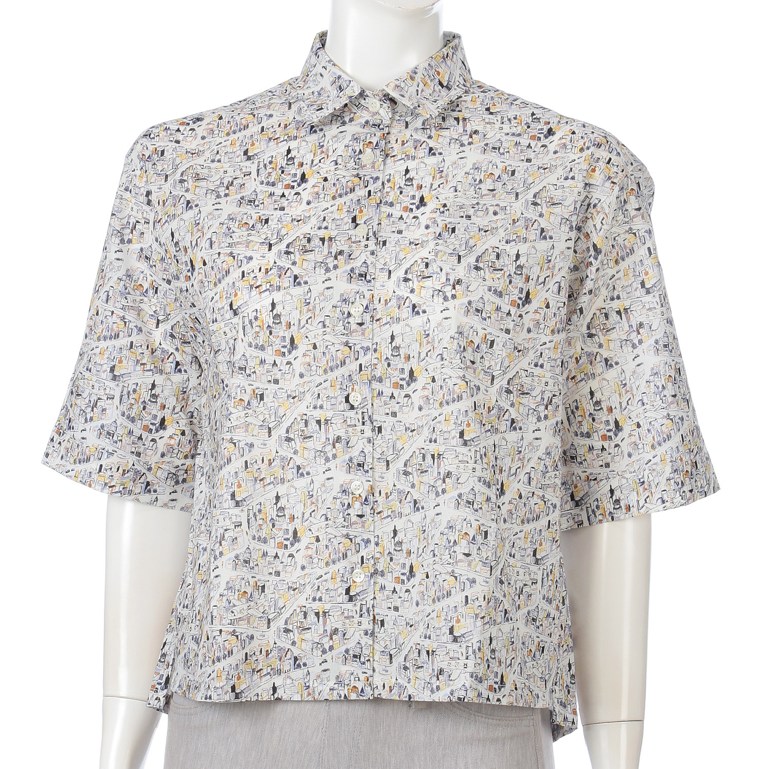 Parkes コンパクトボックスシャツ - 画像5