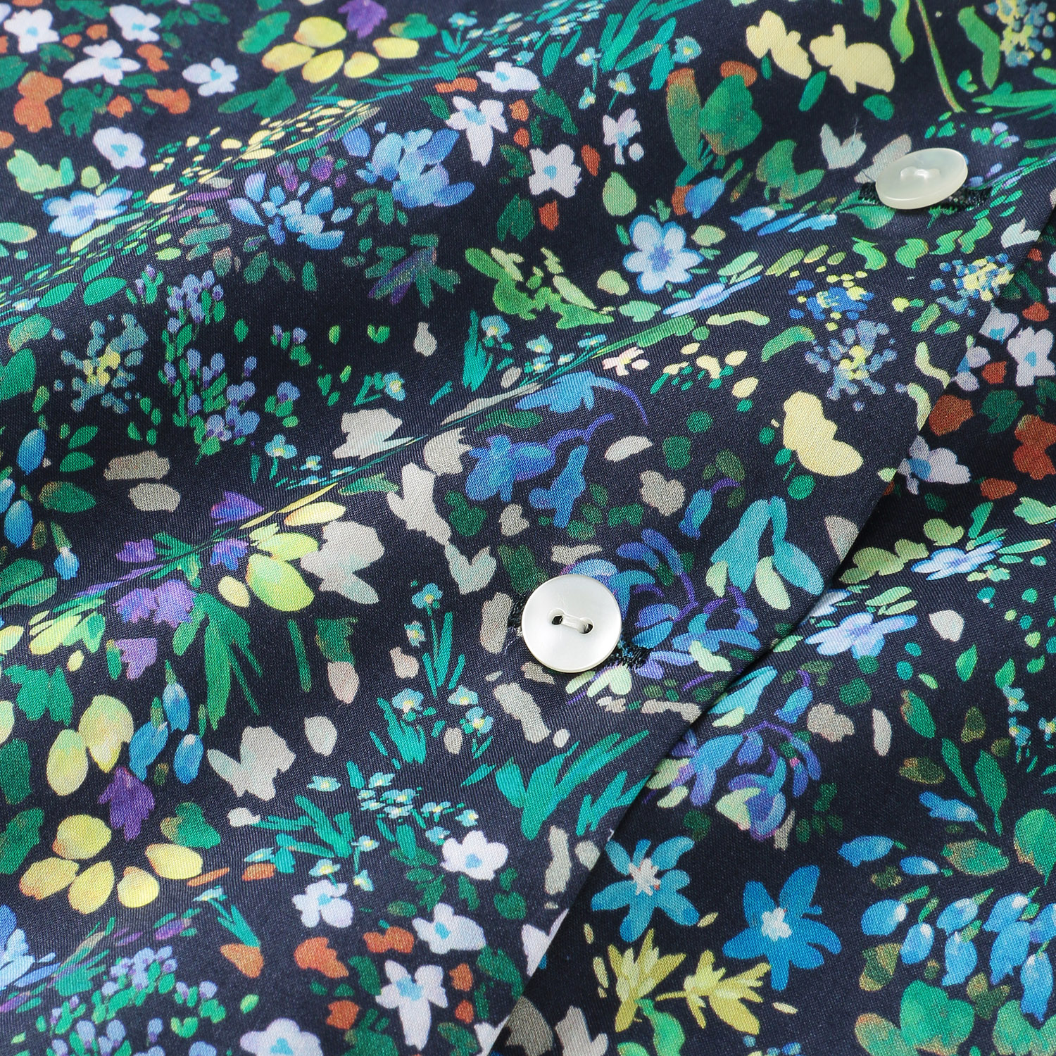 Parkes LIBERTY ミニオープンカラーシャツ - 画像4