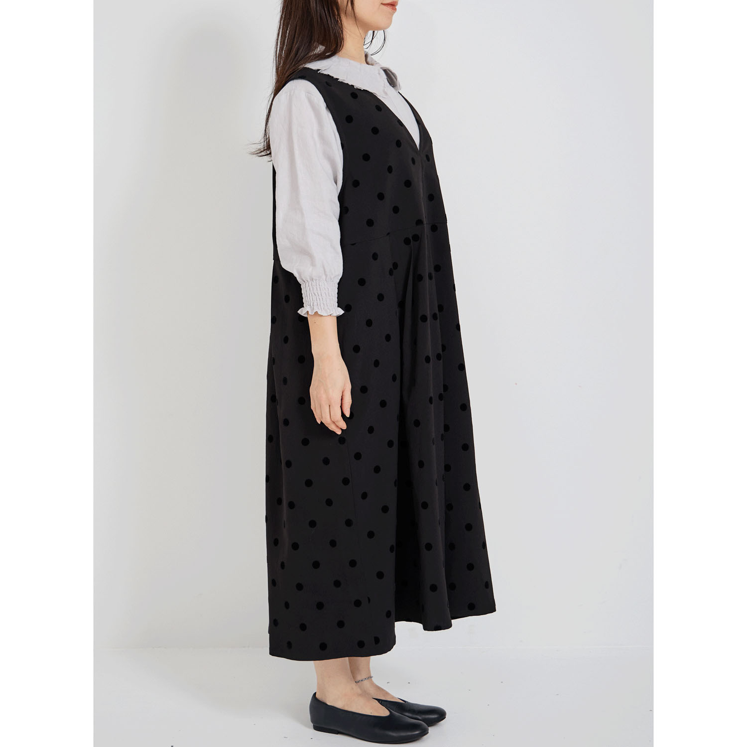 YURK geniet van ジャンパースカート - 画像3