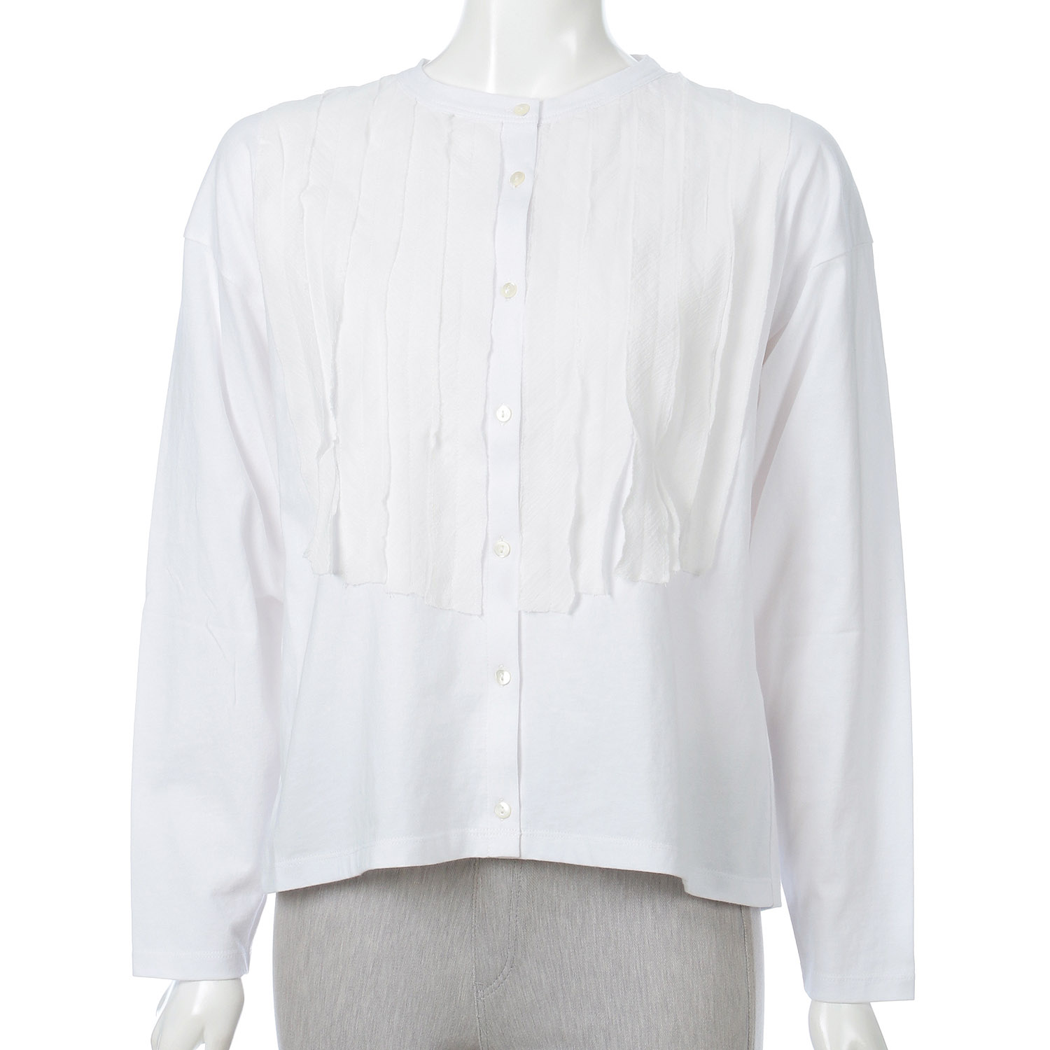 YURK geniet van ボイルフリルカーディガン - 画像2