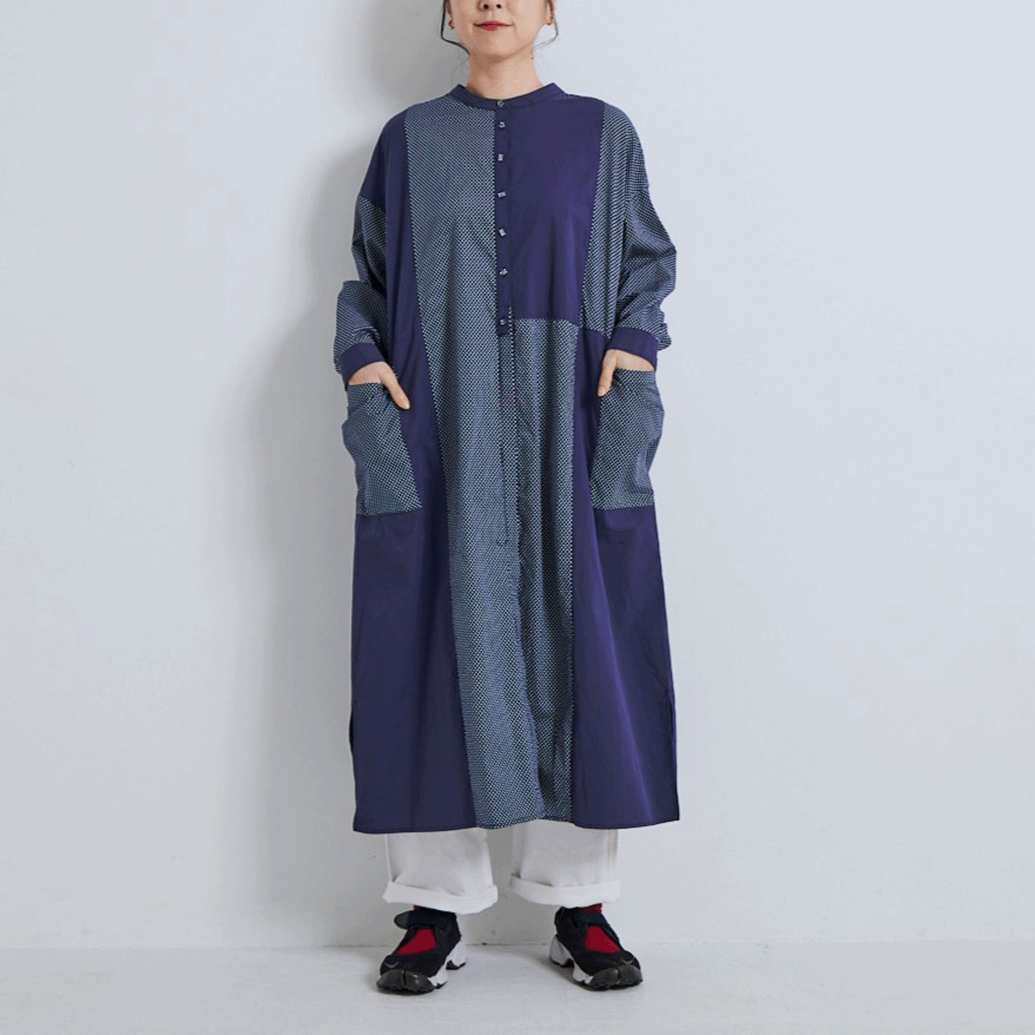 YURK geniet van パッチワークワンピース - 画像1