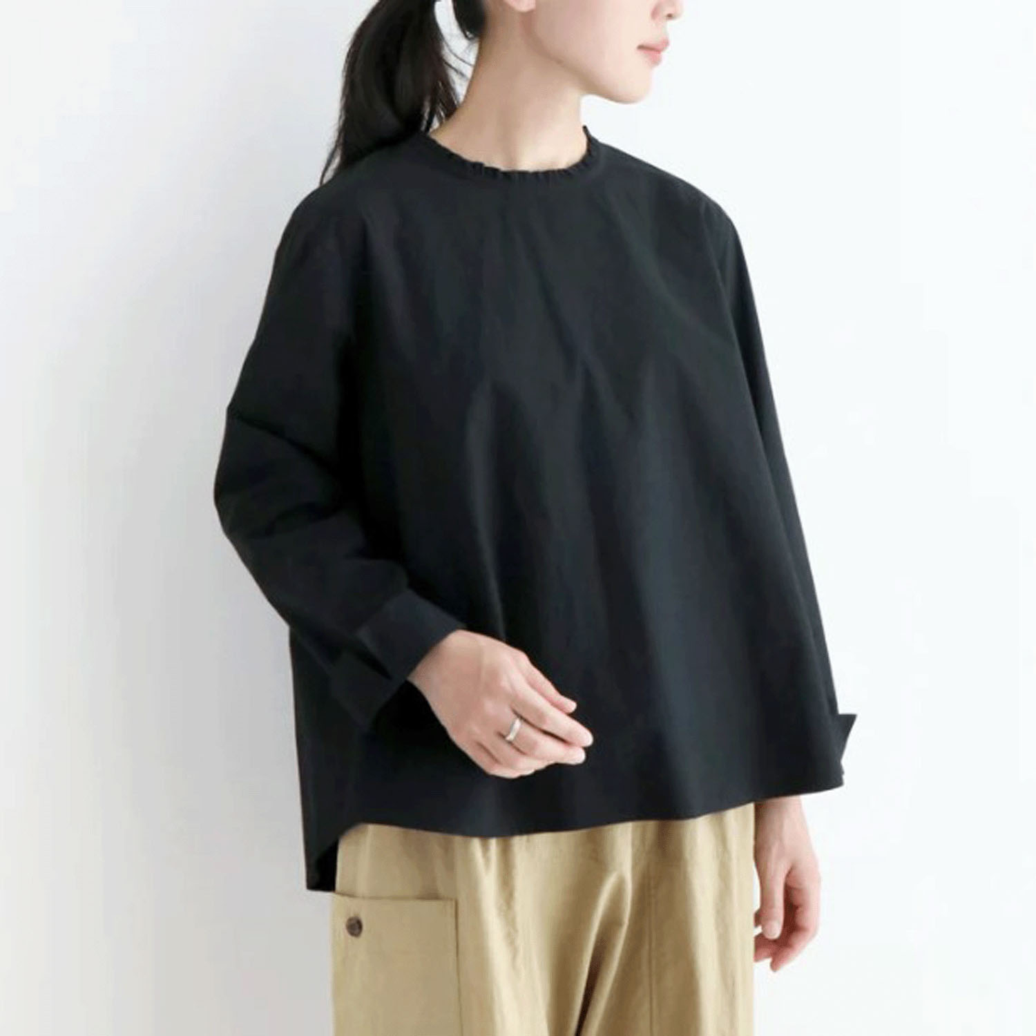 【お取り寄せ】pot－pourri 定番エームフリルブラウス - 画像5