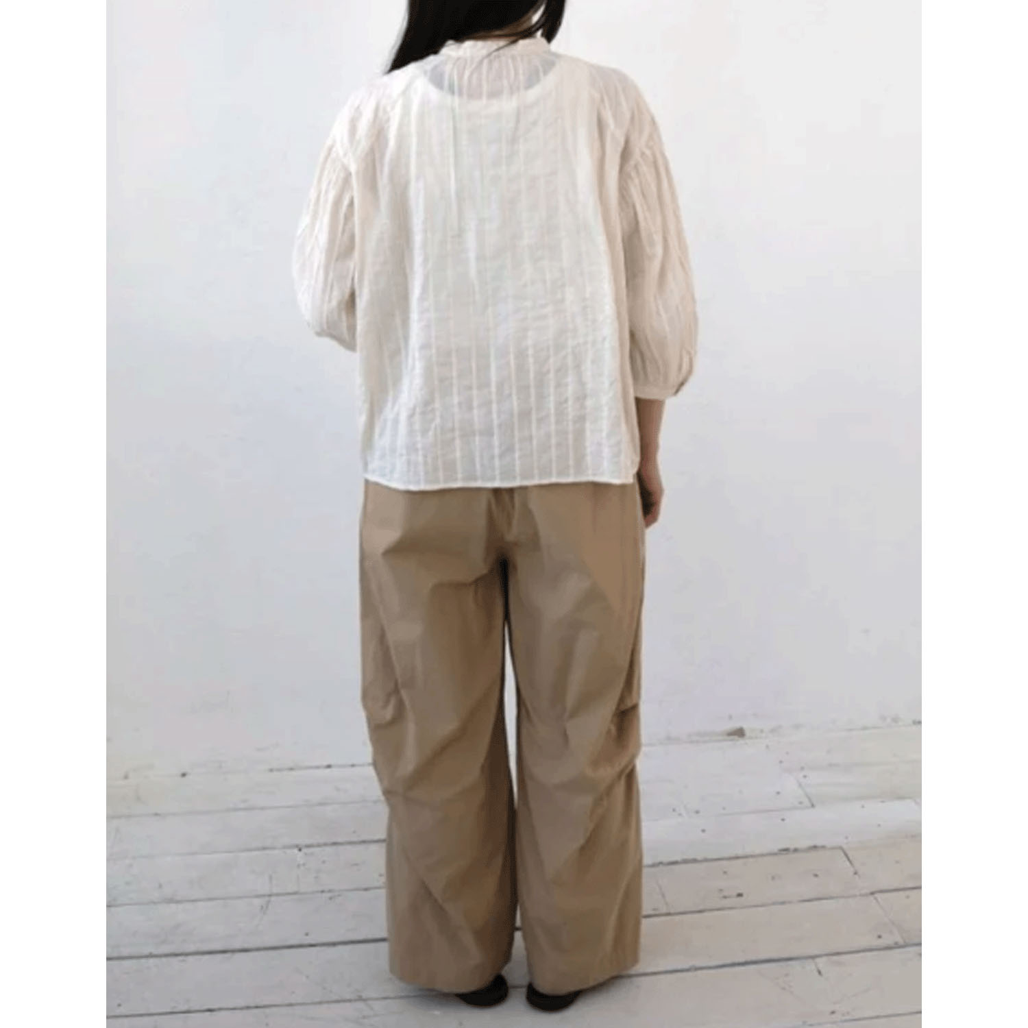 YARRA コンパクトツイルサイドタックパンツ - 画像8