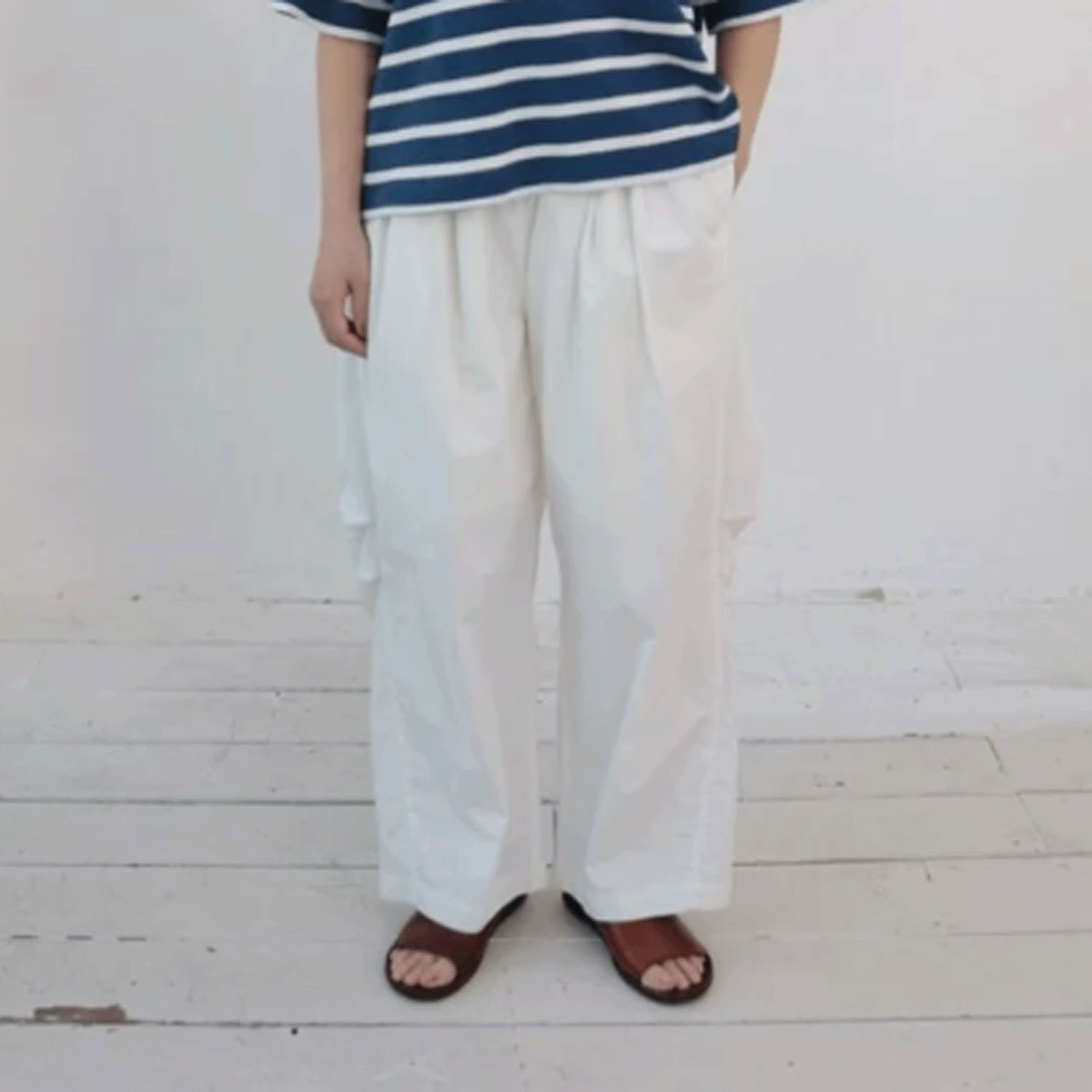 YARRA コンパクトツイルサイドタックパンツ