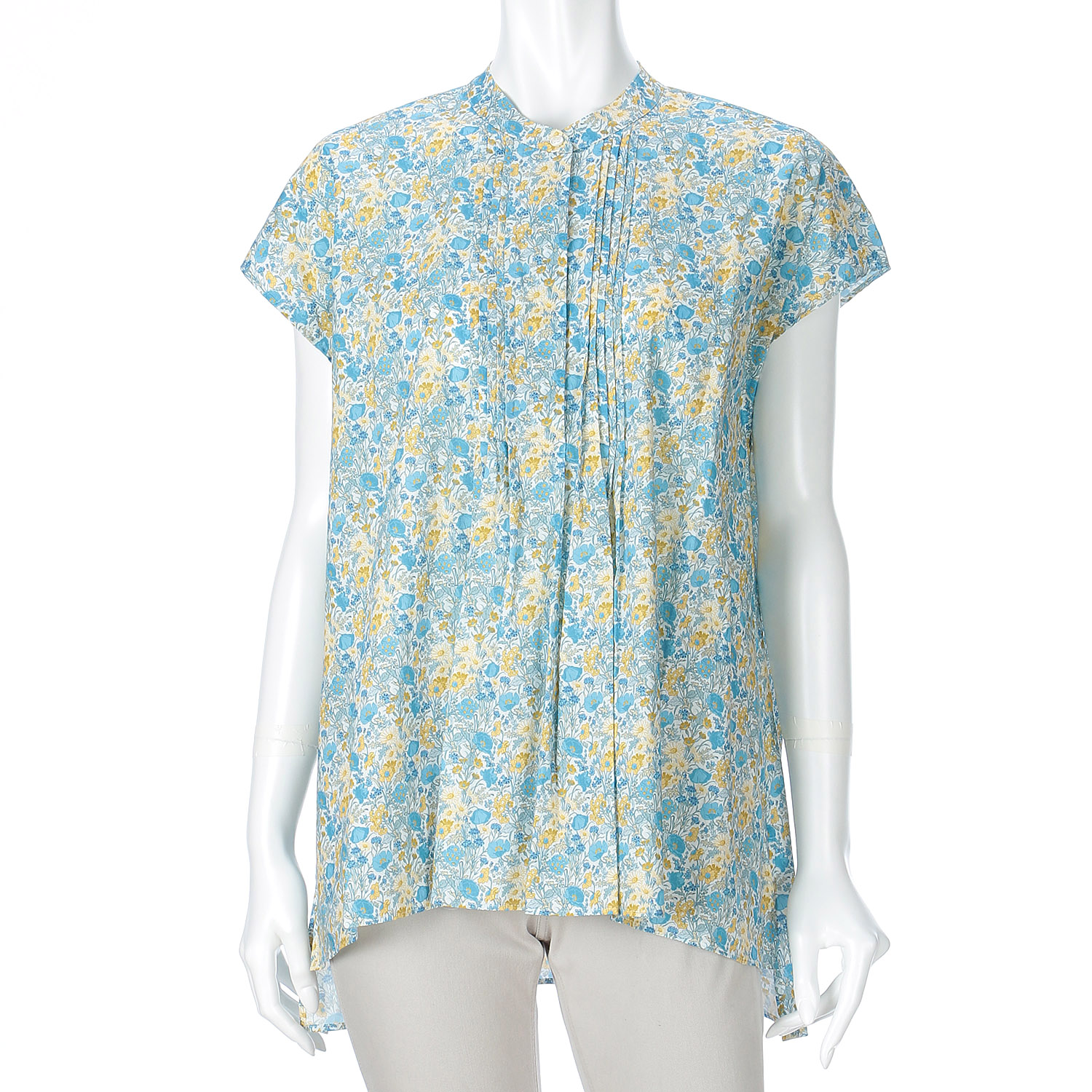 J．Sloane リバティピンタックフレンチスリーブブラウス - 画像7