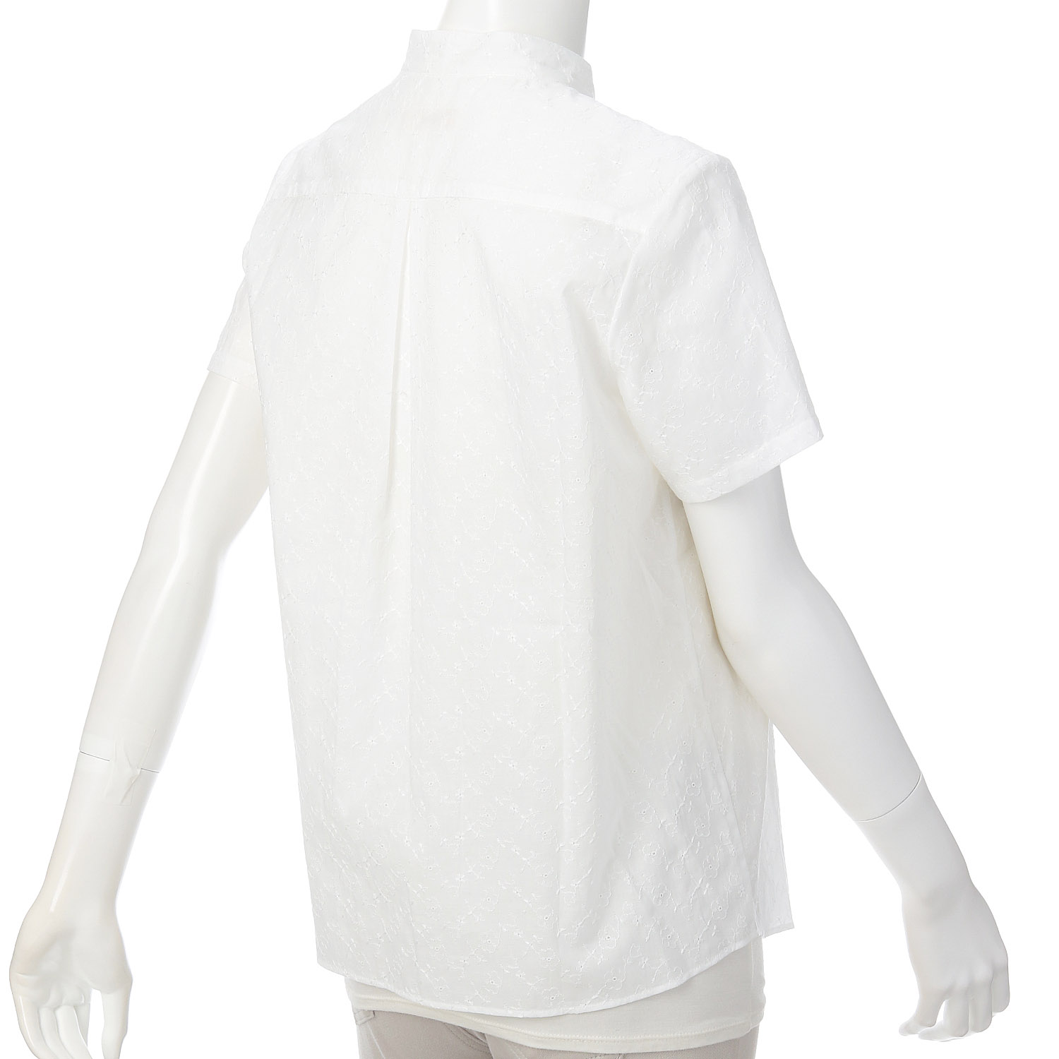 Parkes スタンドカラーレギュラーシャツ - 画像2