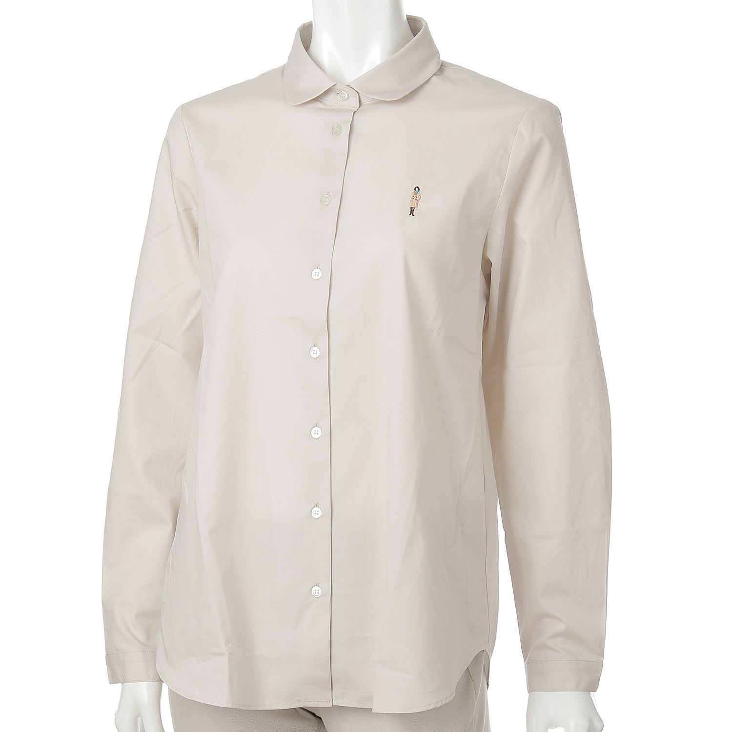 Parkes ワンポイント刺繍シャツ - 画像1