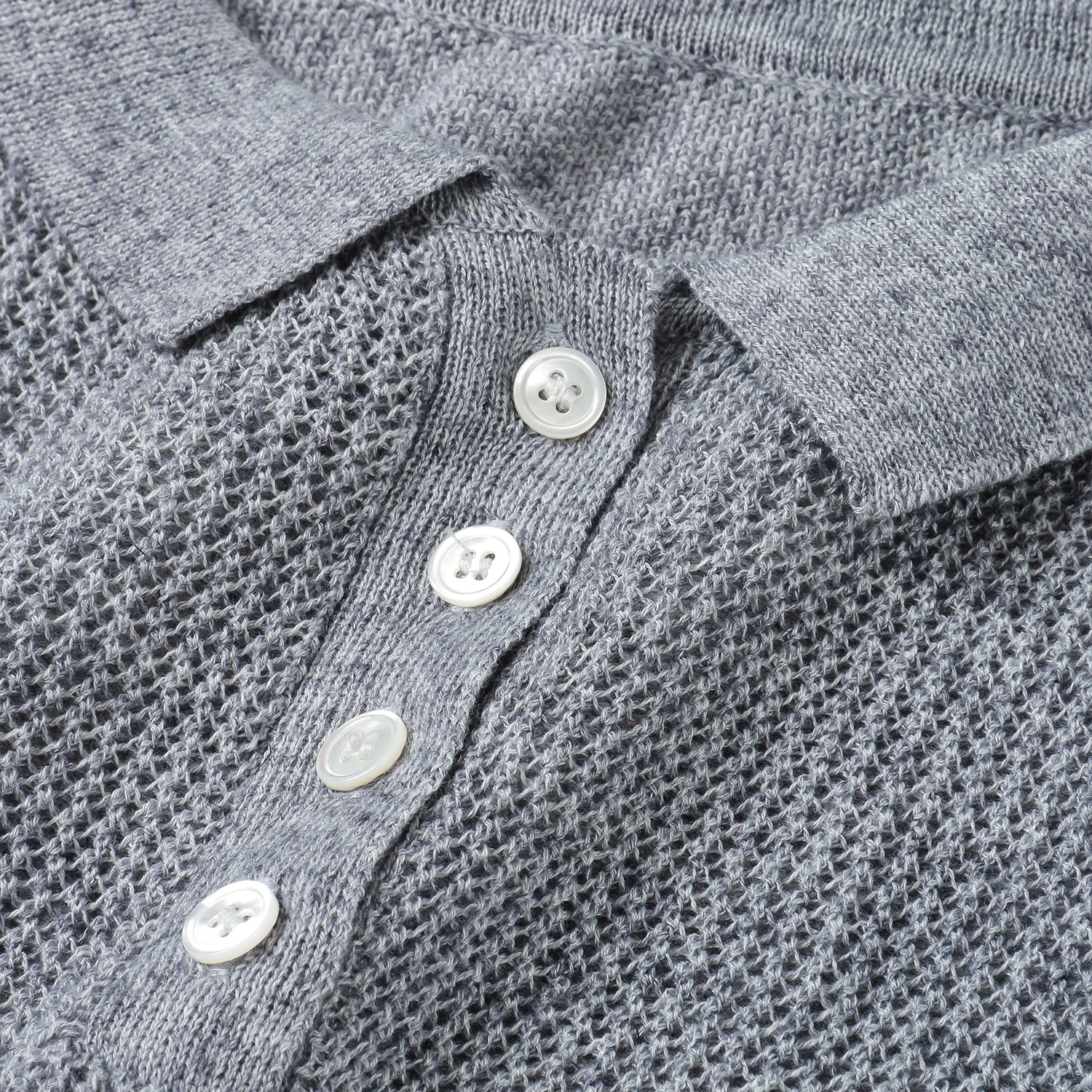 YURK geniet van 鹿の子編みPOLO - 画像10