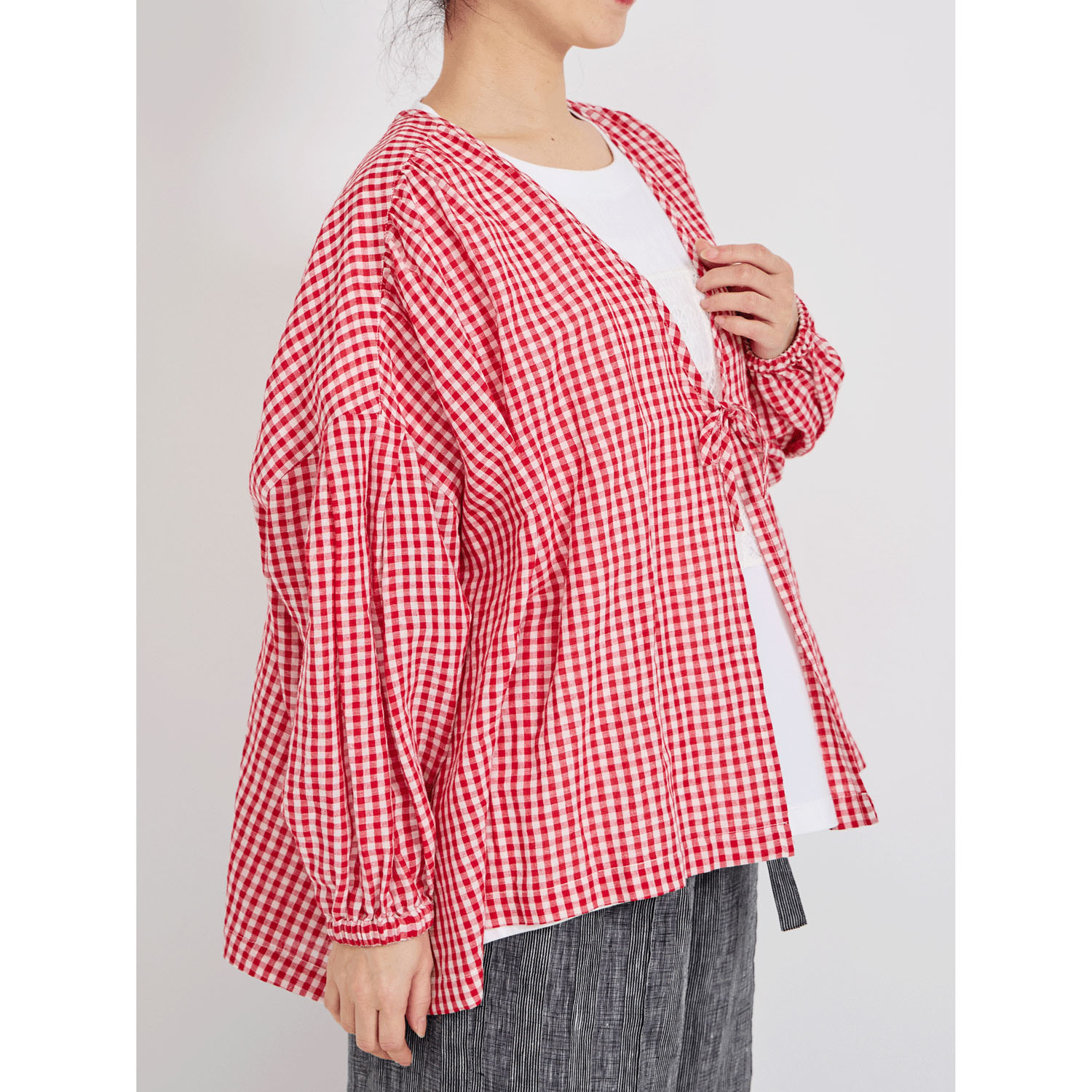 YURK geniet van リボンカーディガン - 画像3