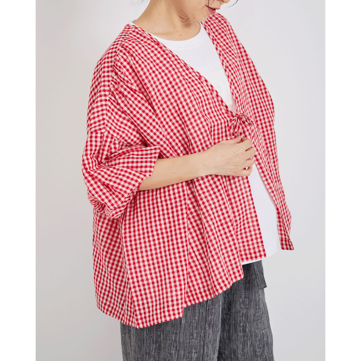 YURK geniet van リボンカーディガン - 画像6