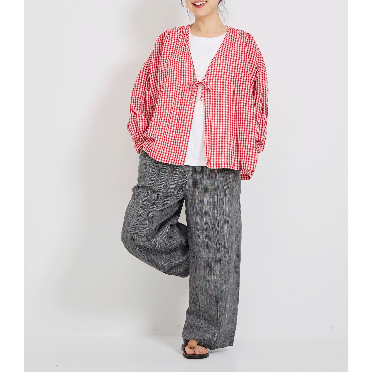 YURK geniet van リボンカーディガン - 画像7