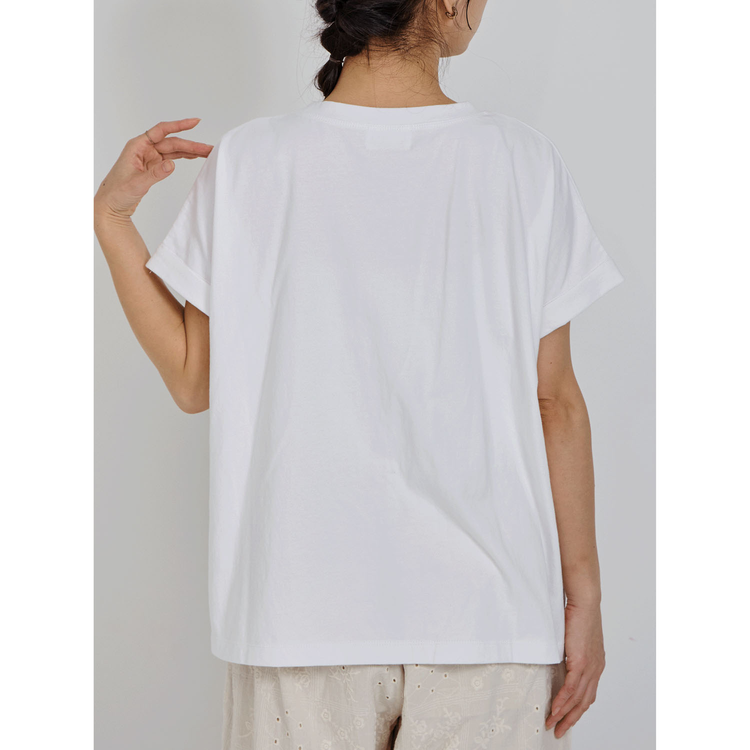 YURK geniet van パッチワークレースT - 画像4