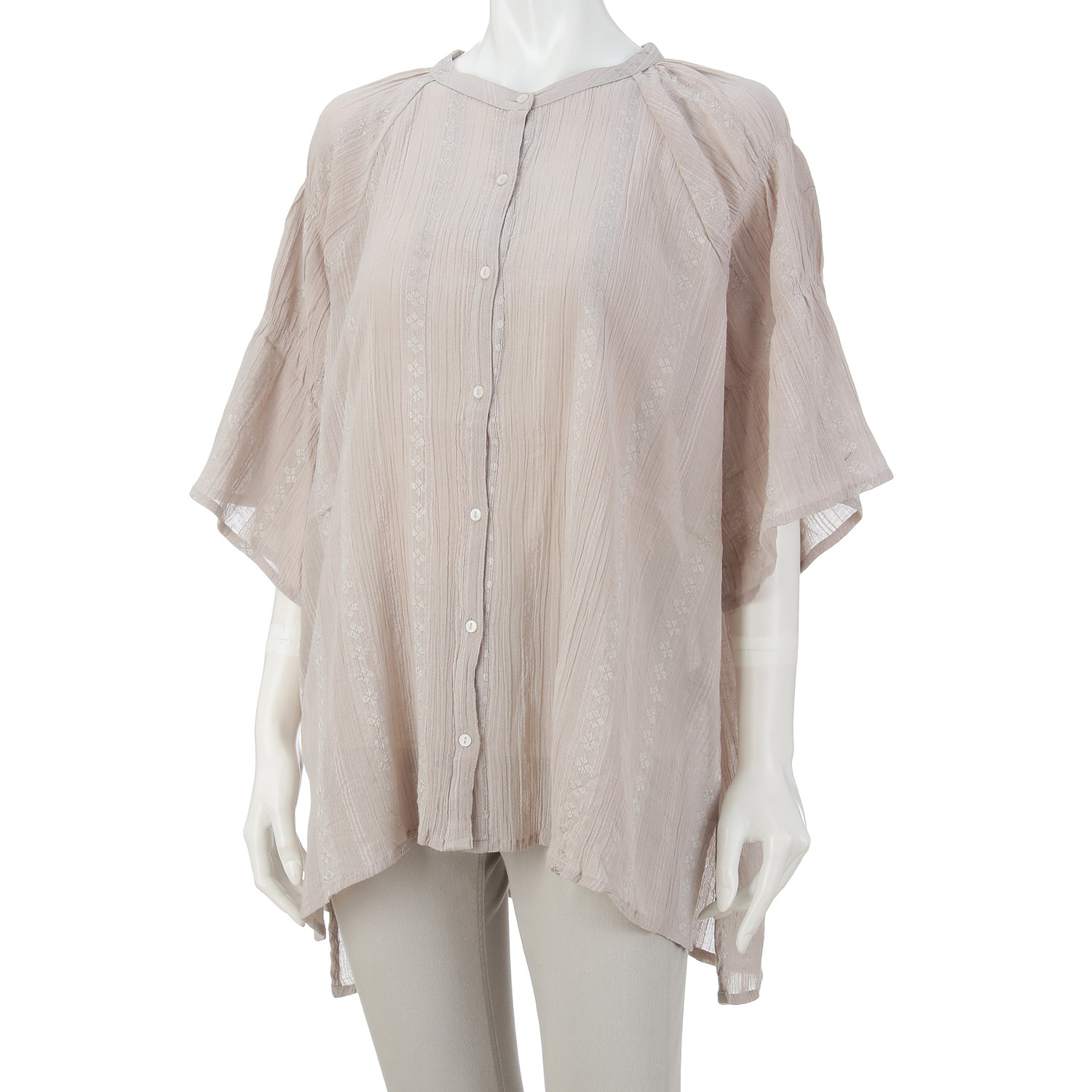 【LUPILIEN】 シャーリングブラウス - 画像4