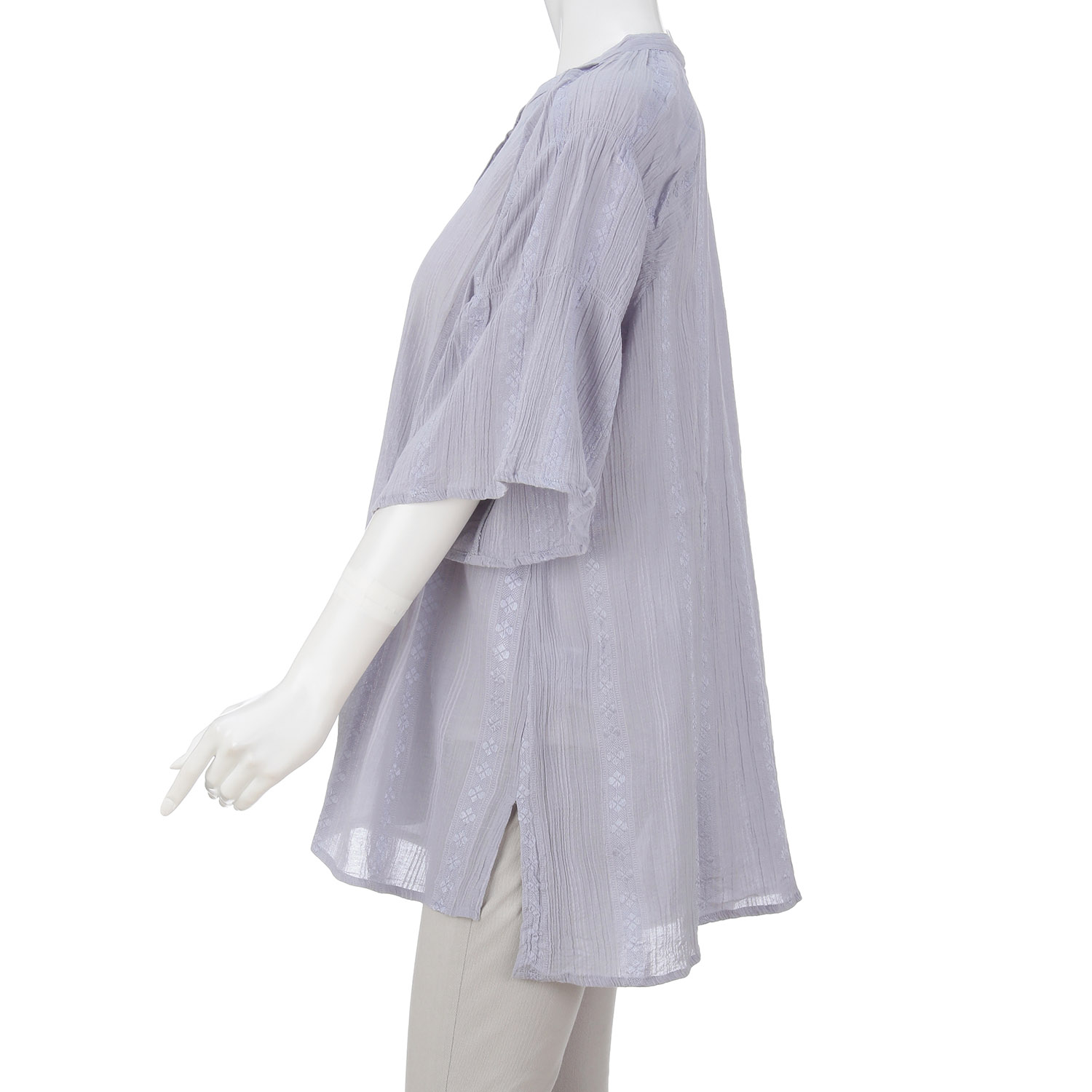 【LUPILIEN】 シャーリングブラウス - 画像9