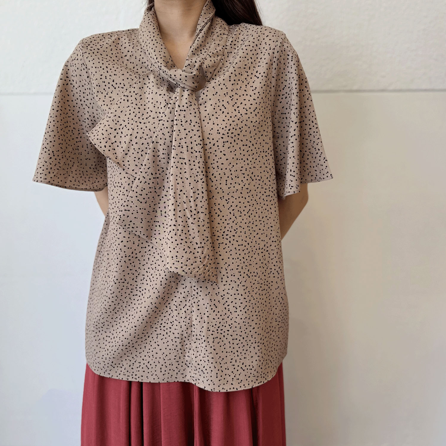 ベネシャンボウタイブラウス - 画像3