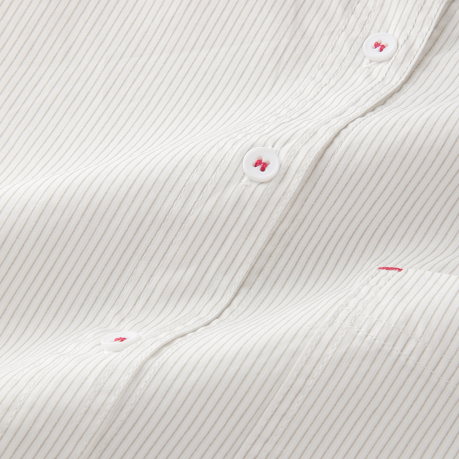 MAKITO ノーカラーステッチ配色ブラウス - 画像4