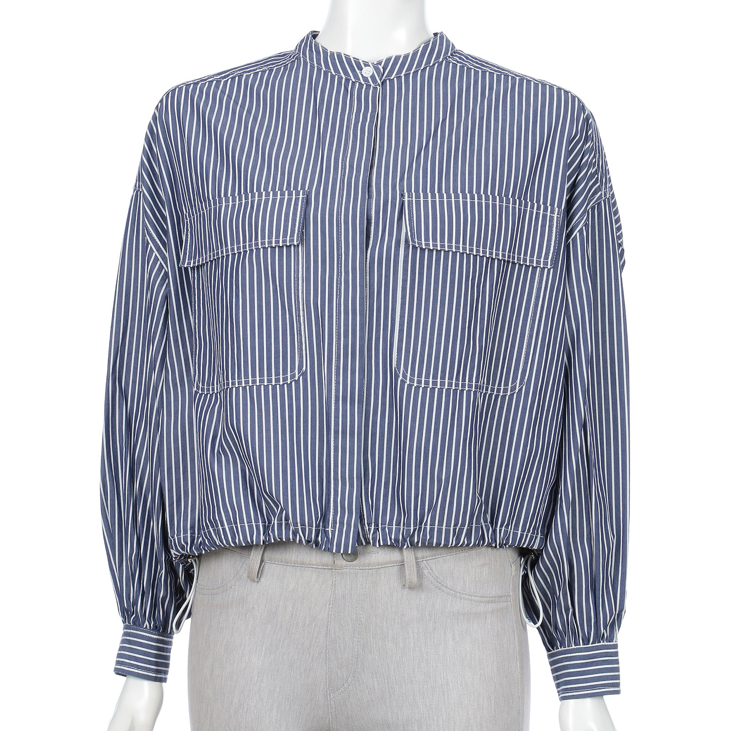 MAKITO  ストライプ裾ドローストリングジャケット - 画像2