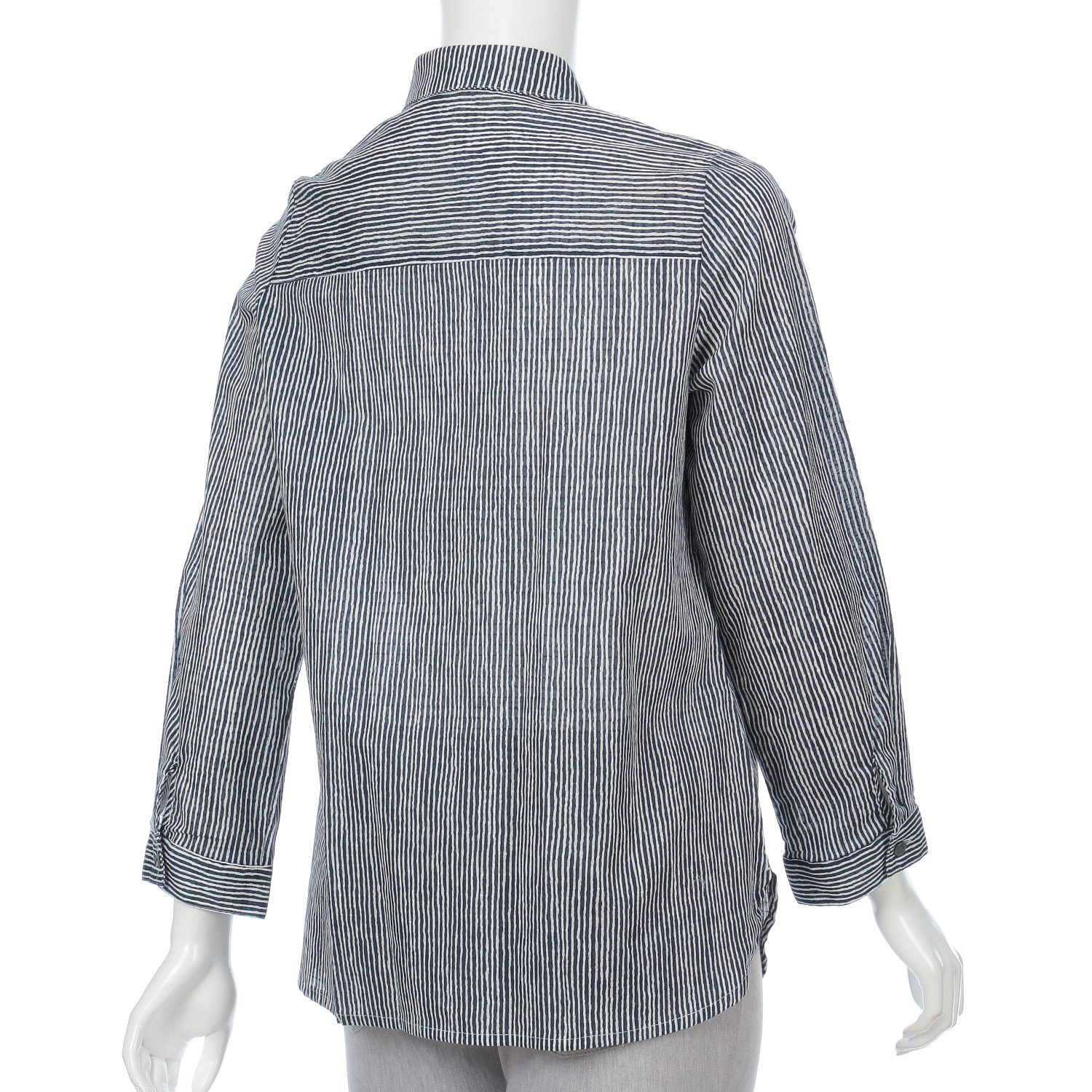 よろけストライプブラウス - 画像4