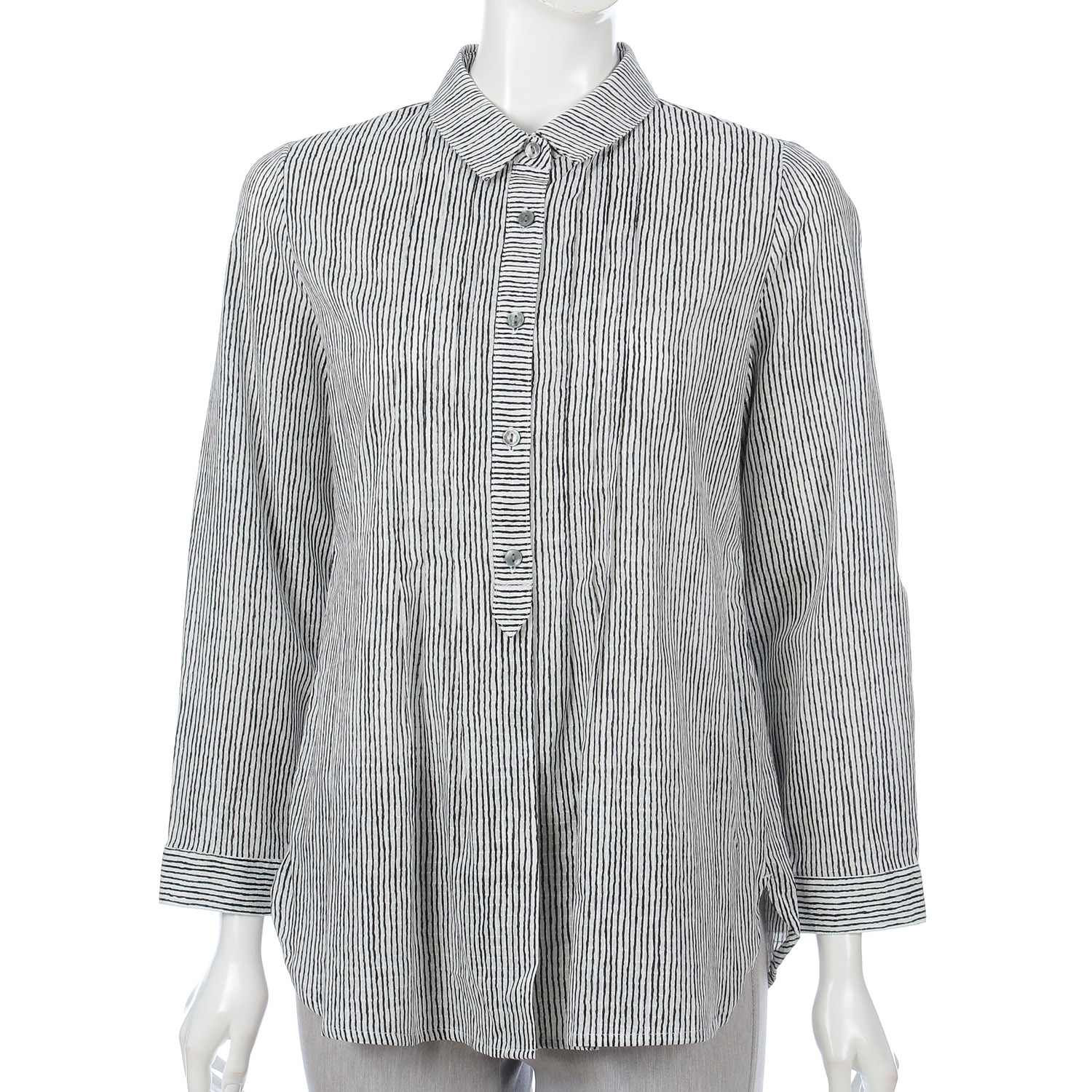 よろけストライプブラウス - 画像6