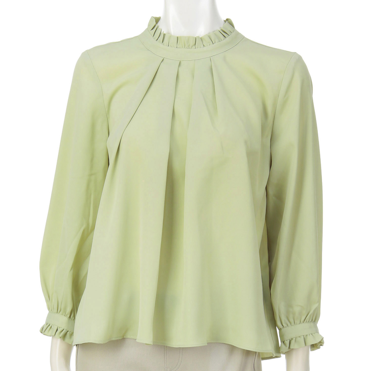 ベネシャンプチハイネックブラウス