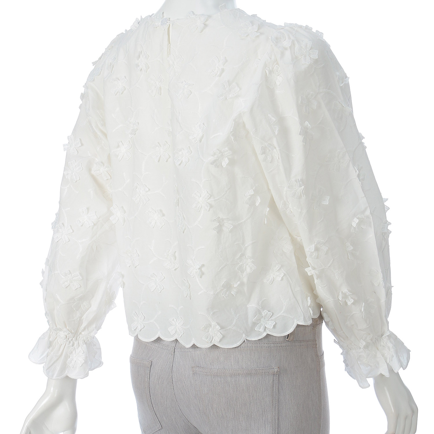 花柄刺繍プルオーバー - 画像2