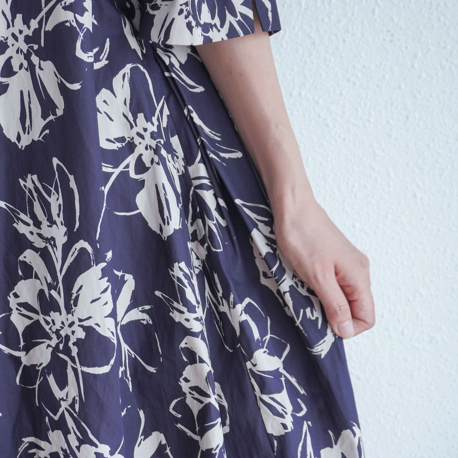 40ブロードインクジェットプリントワンピース - 画像6