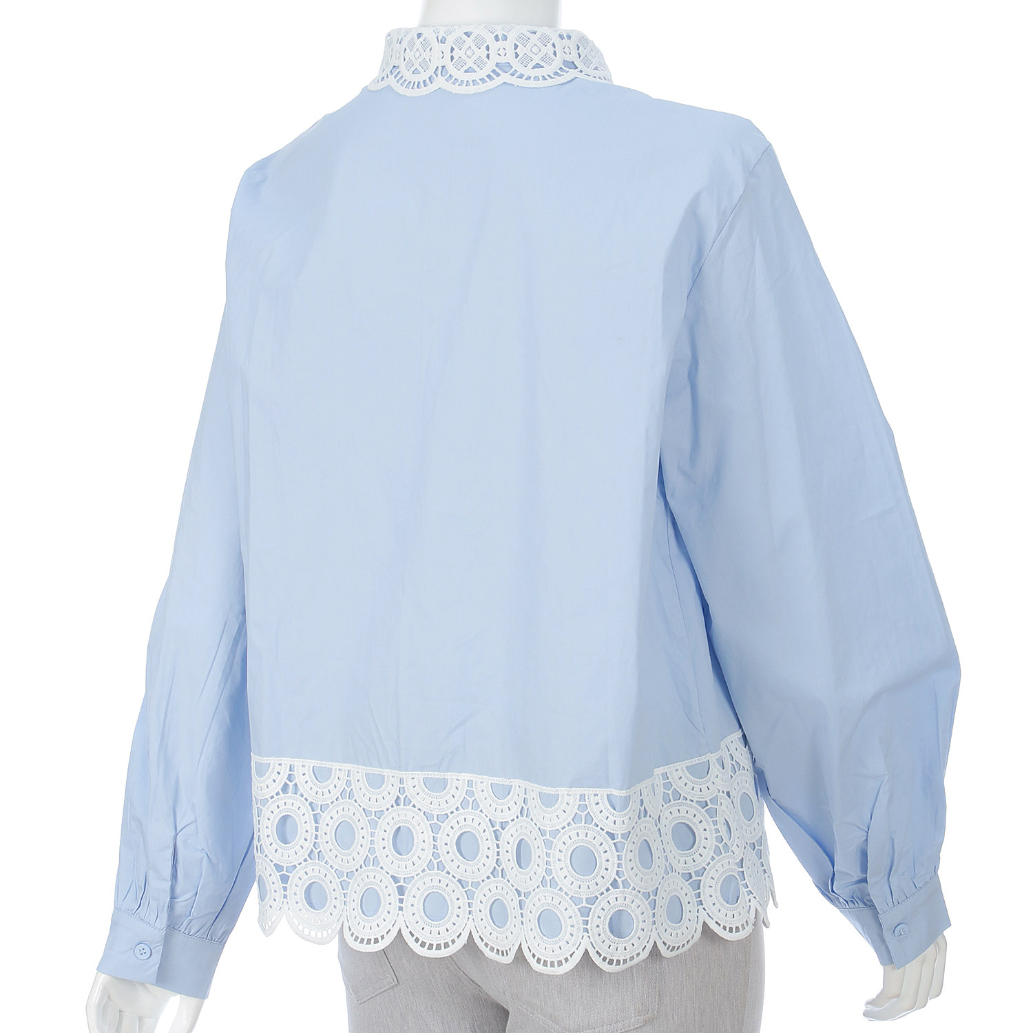 スカラップデザインブラウス - 画像5