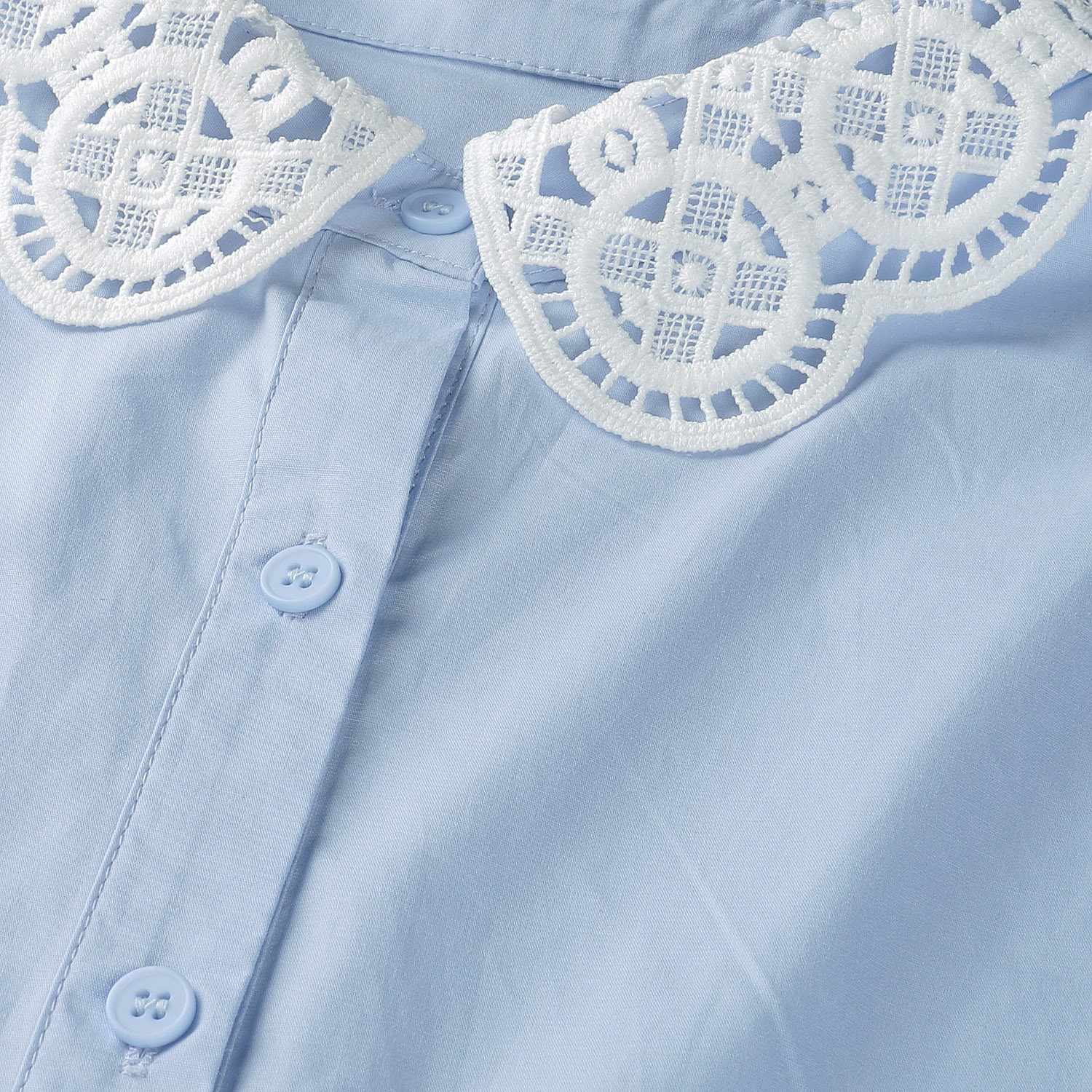 スカラップデザインブラウス - 画像6